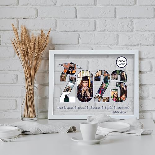 Vista 17 de Regalos de graduación personalizados, marco de fotos de graduación personalizado, regalo de recuerdo para graduados, soporte de memoria para clase