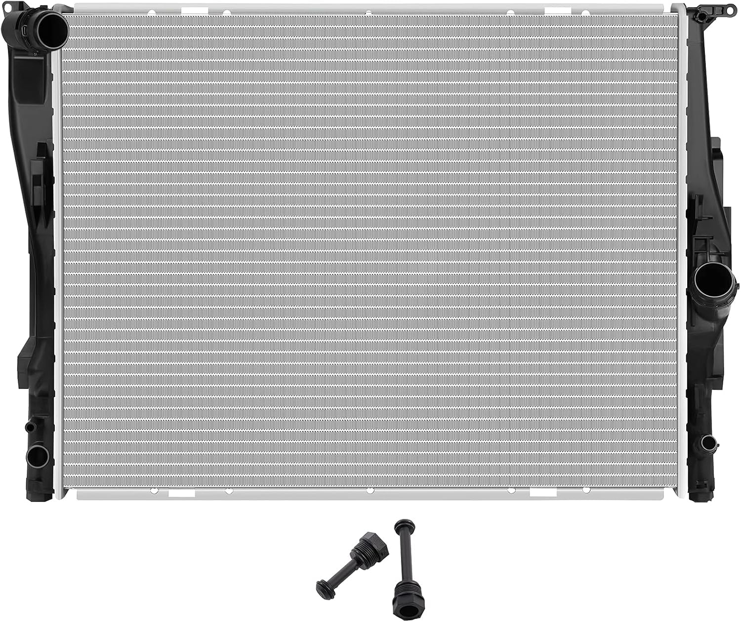 ECCPP 2882 Engine Radiator Compatible with 2008-2013 for B-M-W 128i 3.0L,2008 130i 3.0L,2007-2011 323i 2.5L 2006 325Ci 2.5L,Replace# 17117562079,