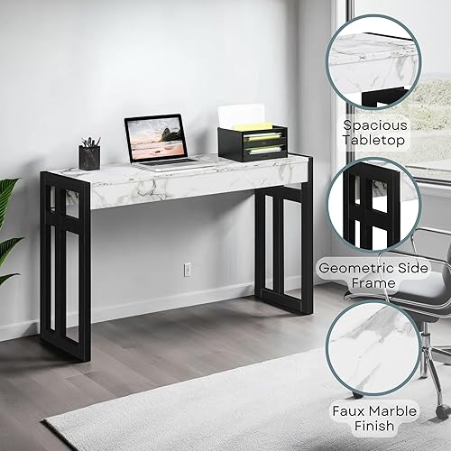 Miniatura 5 de Convenience Concepts Monterey - Mesa consola de 49.5 pulgadas, moderna y estrecha decoración de sofá con estante de almacenamiento para sala