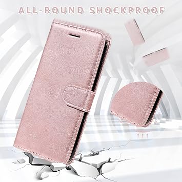 Case for Huawei Y6 2019 / Honor 8A PU Leather Wallet Mobile Phone Case Flip Case TPU Protective Case with Card Slot for Huawei Y6 2019 / Honor 8A Pink