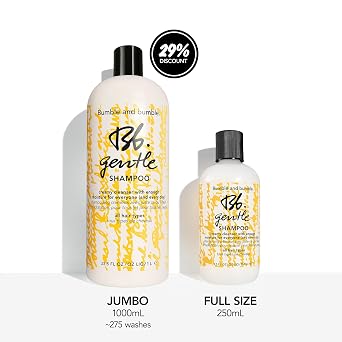 Bumble and bumble. Gentle Hydrating Shampoo For Every Day | Adds Moisture + Shine | For Normal to Dry Curly, Wavy, Straight Hair Types | With Glycerin + Avocado Oil
