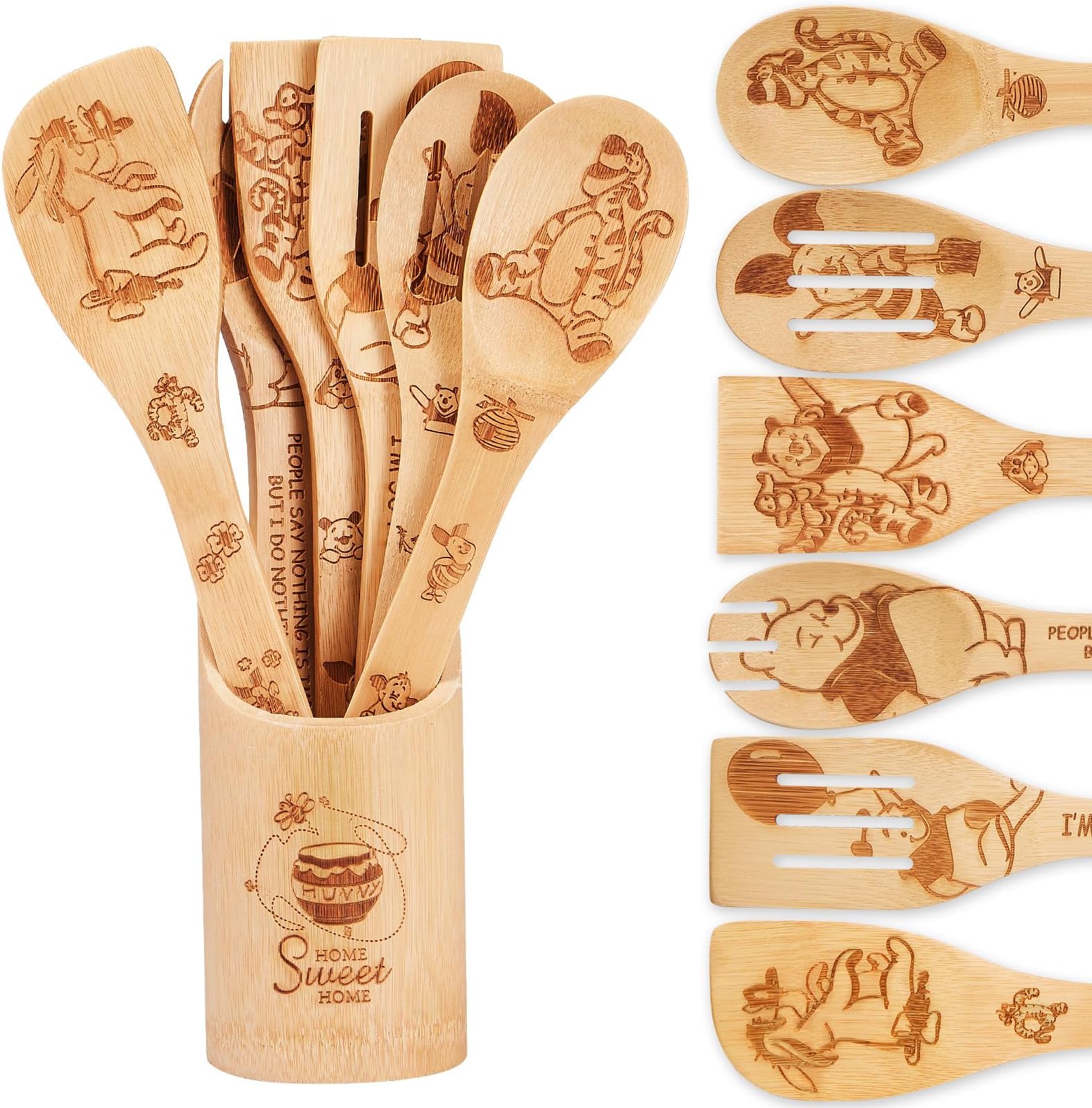Amazon.com: 7pcs Winnie Kitchen Accessories - Pooh Bear Gifts for Women ...