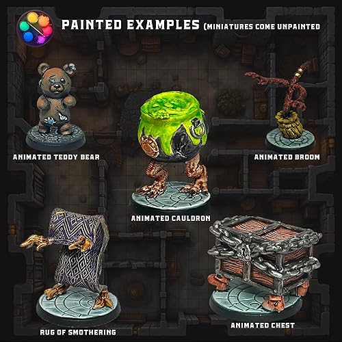 Miniatura 3 de Wildspire 20 objetos encantados - Objetos animados mágicos para miniaturas DND de 1.102 in Dungeons & Dragons Miniaturas a granel D&D Miniaturas DND