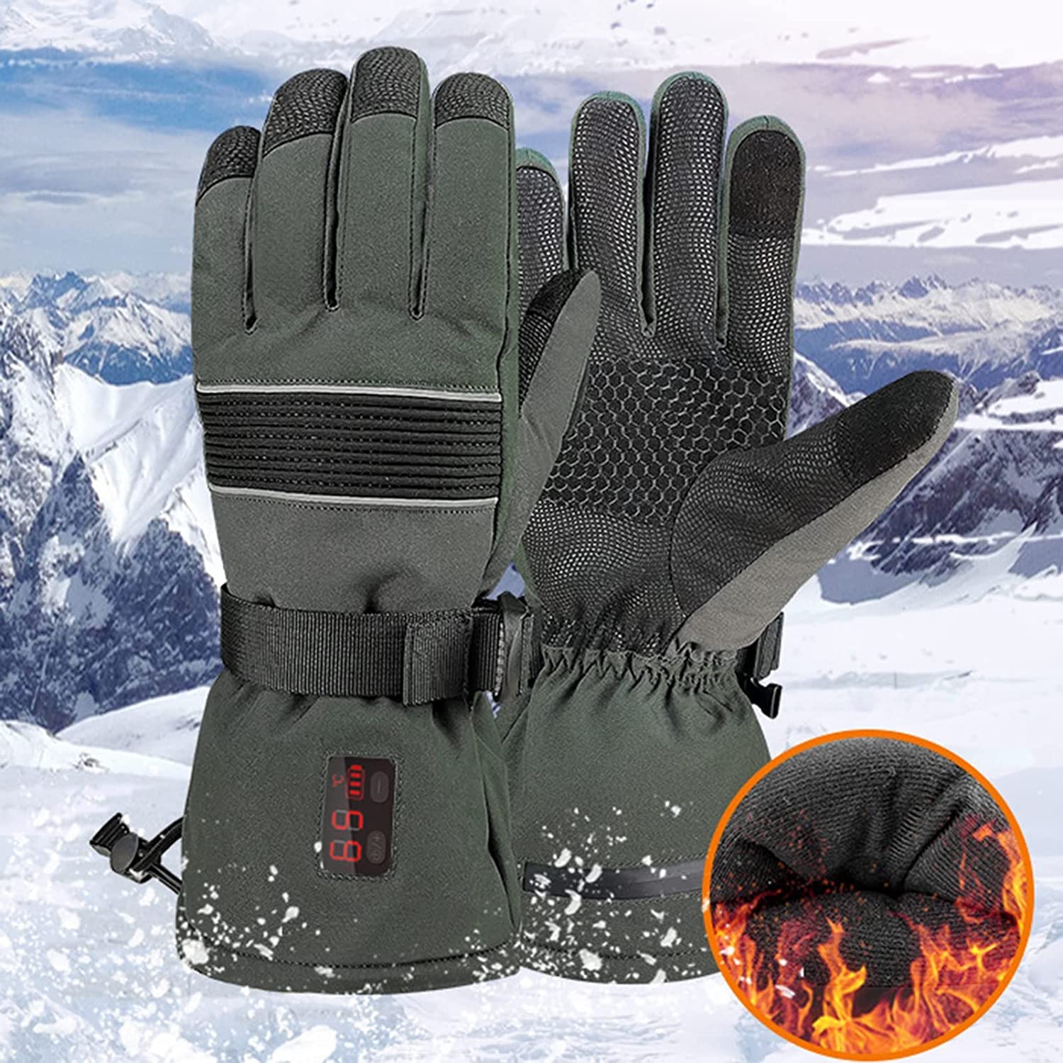 Gants de ski chauffants électriques pour affronter le grand froid en montagne