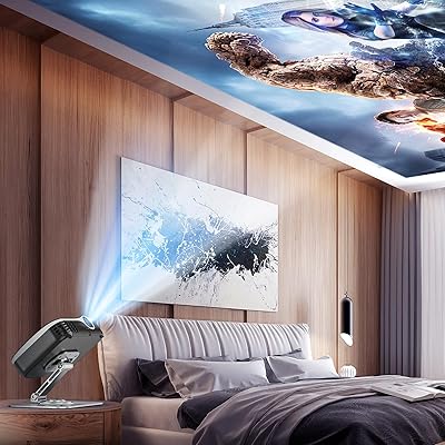 Nakelulu Desktop Projector Stand, Projector Holder 360° Rotation, Foldable Projector Mount With 1/4" Screw, Compatible With Most Projectors For Home Cinema, Games Room, Office - View #3