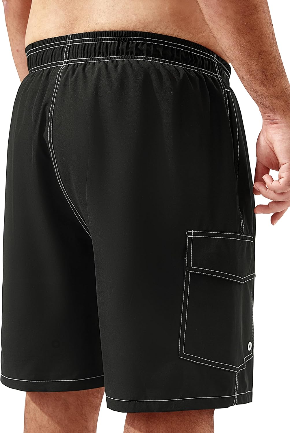 Arcweg Mens Big and Tall Swim Trunks 9" Quick Dry Swim Shorts Bathing Suits Borard Shorts for Men XL-6XL
