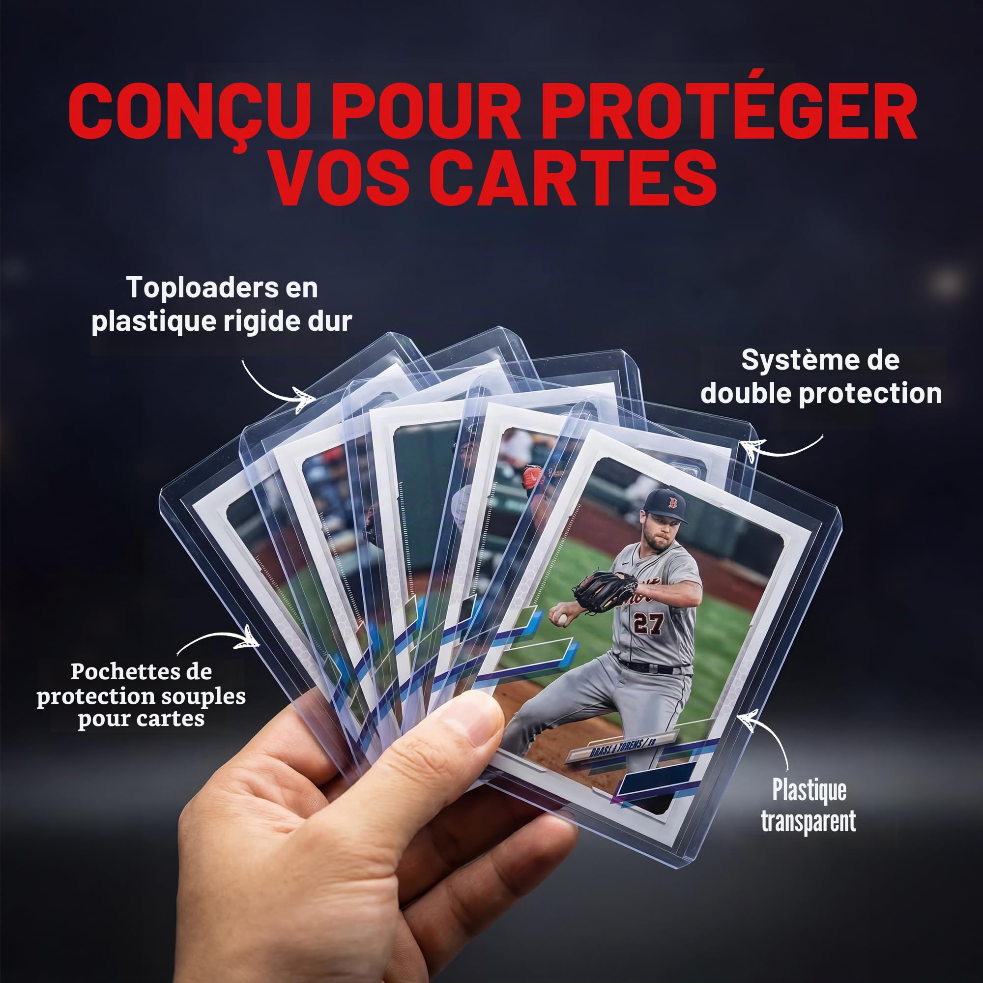Ultra Pro Lot de 200 cartes à collectionner 7,6 x 10,2 cm