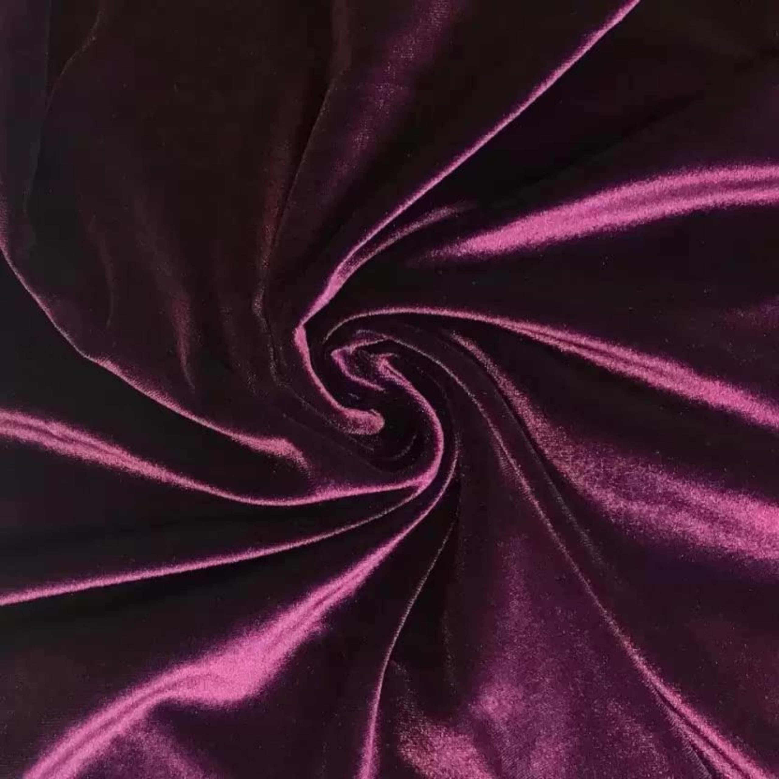 Cambik Premium Soft Unstitched Velvet Fabric for Decorative Smooth Silky Cloth Material for Home Furnishing, Sofa, Furnishing, Upholstery, Cushions, Pillow and Craft Material (Purple)