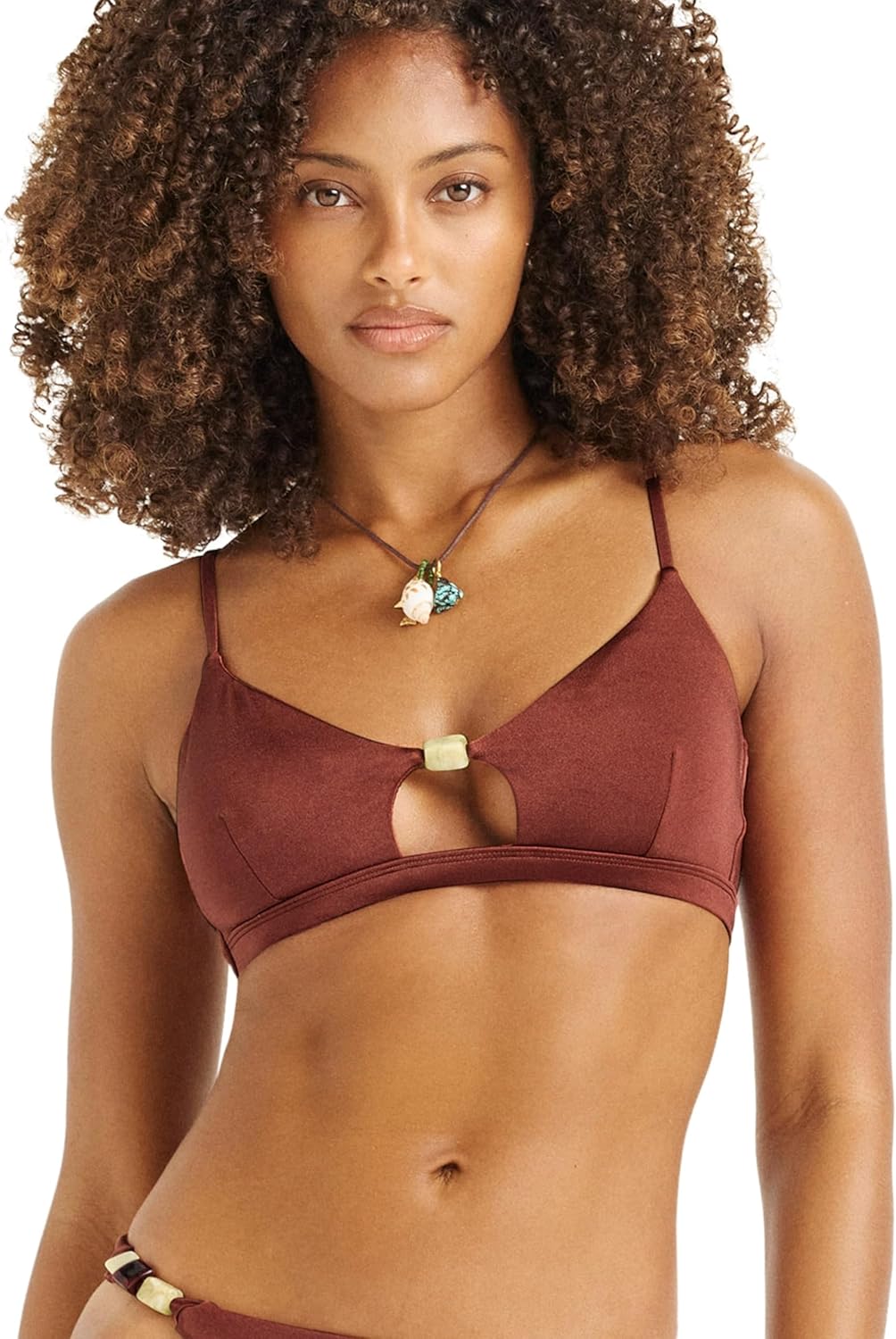 Vitamin A Women's Swimwear Terra Cut Out Bralette Swim Top Separate