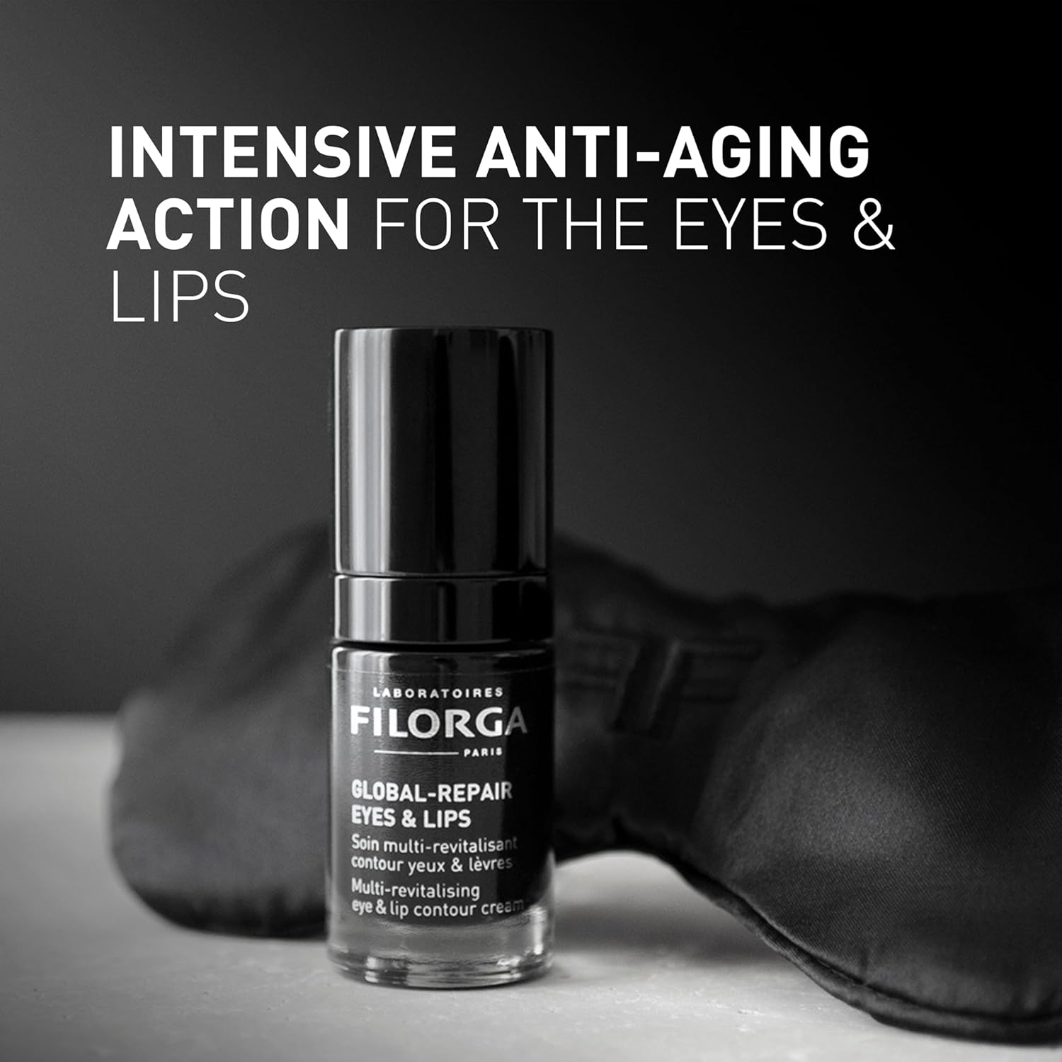 Filorga Global-Repair Eyes and Lips Cream, Hydrate and Smooth Eye Wrinkles and Revitalize Lip Contours with Retinol and NCEF, Formulated to Reduce Dark Circles, Puffiness, and Dehydration.5 fl. oz.