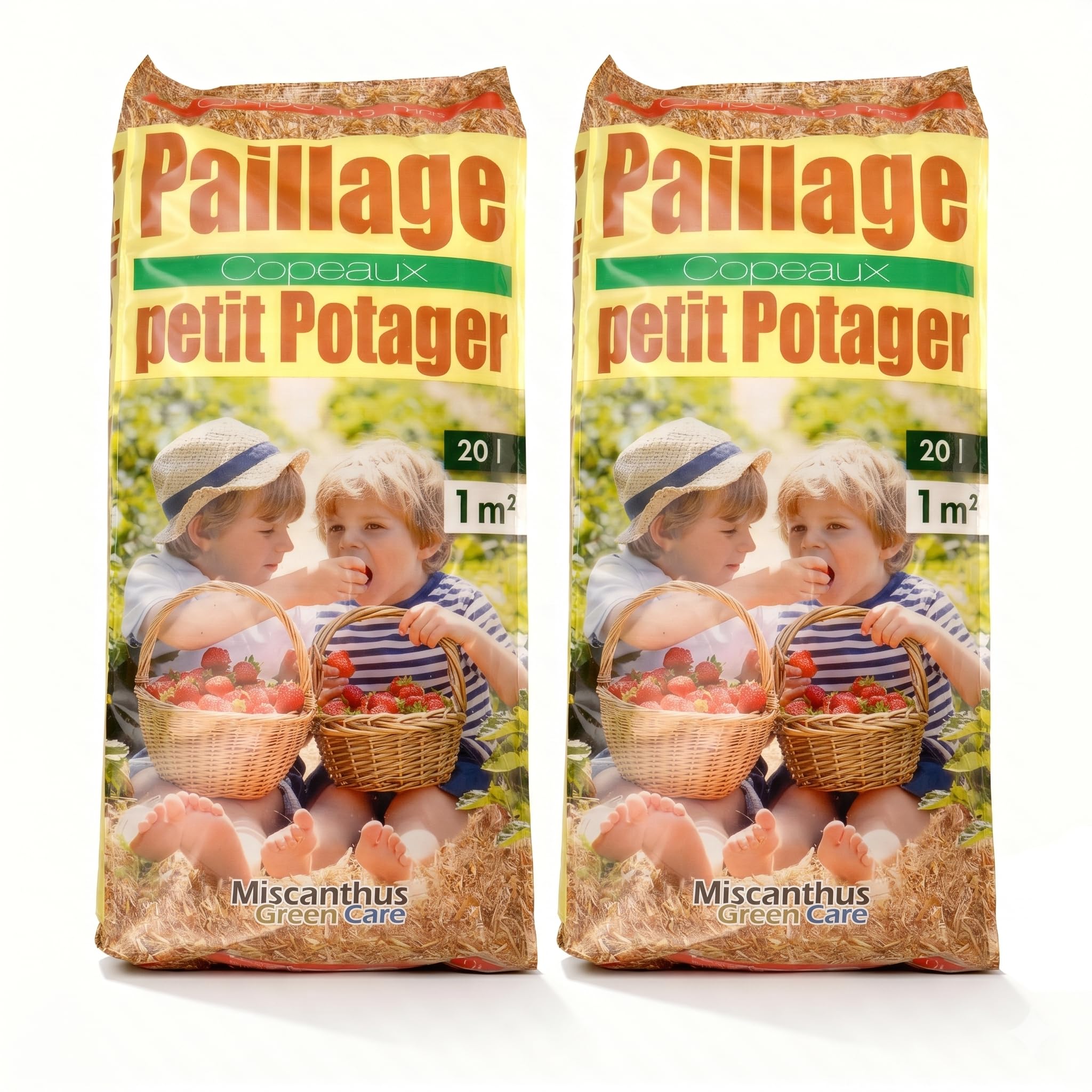 Paillage Petit Potager® Copeaux de Roseau 20L Paillis Naturel Anti-limaces 2 Sacs