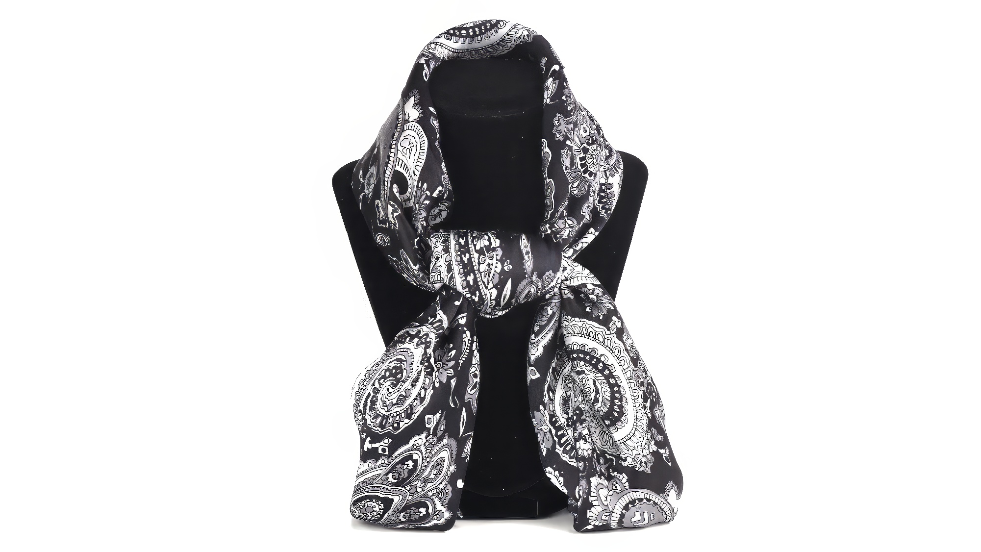 Foulard Cowboy Wild Rag – Lilas Lavande, Motif Paisley Floral – 36x36 Pouces
