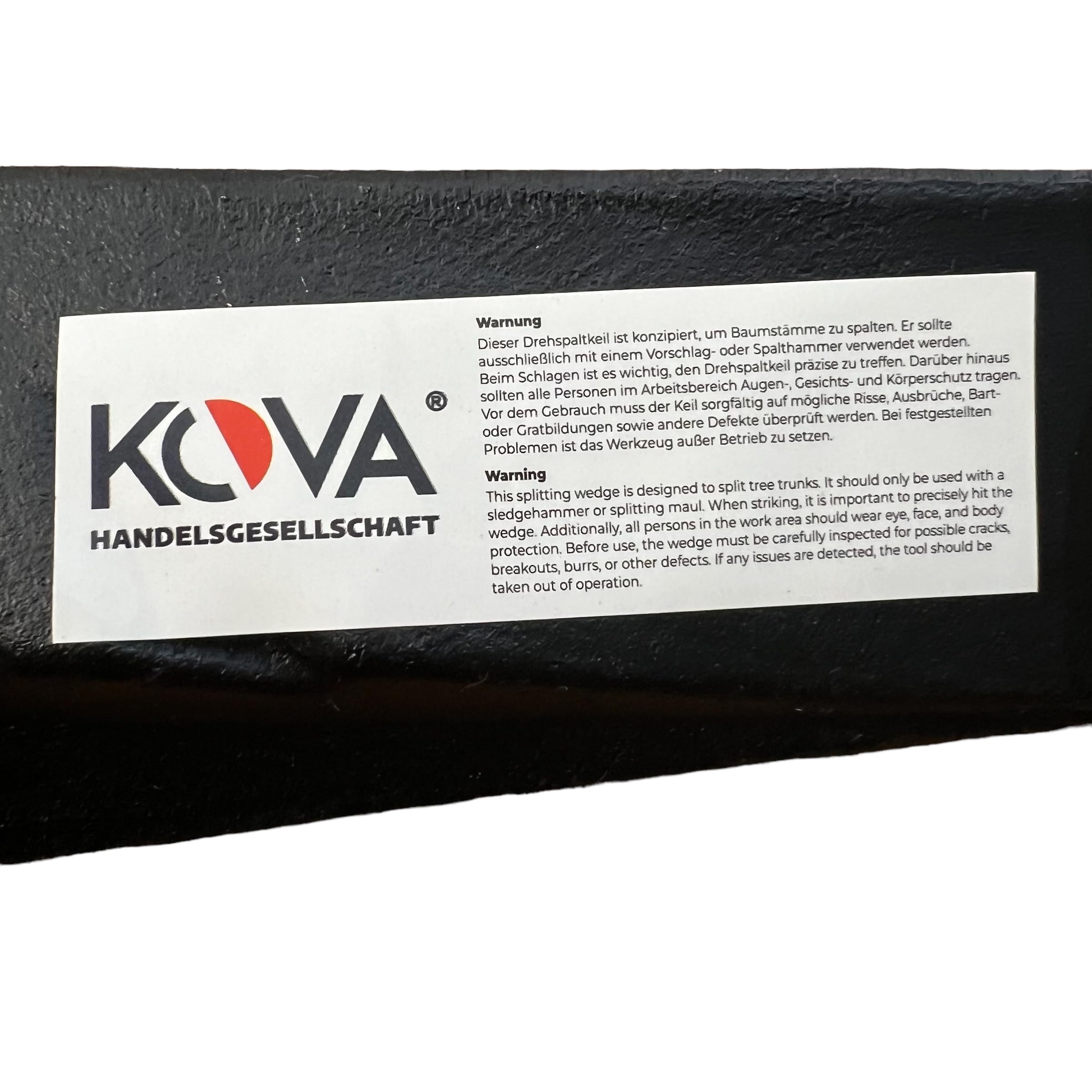 KOVA® Cale Rotative Massive Pour Bois 2,3 Kg – Coin De