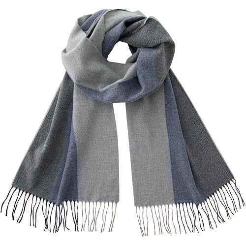 CALVIN & OLIVIA Ultra-Soft Cashmere Feel Scarf Winter Holiday Gift for Men & Women