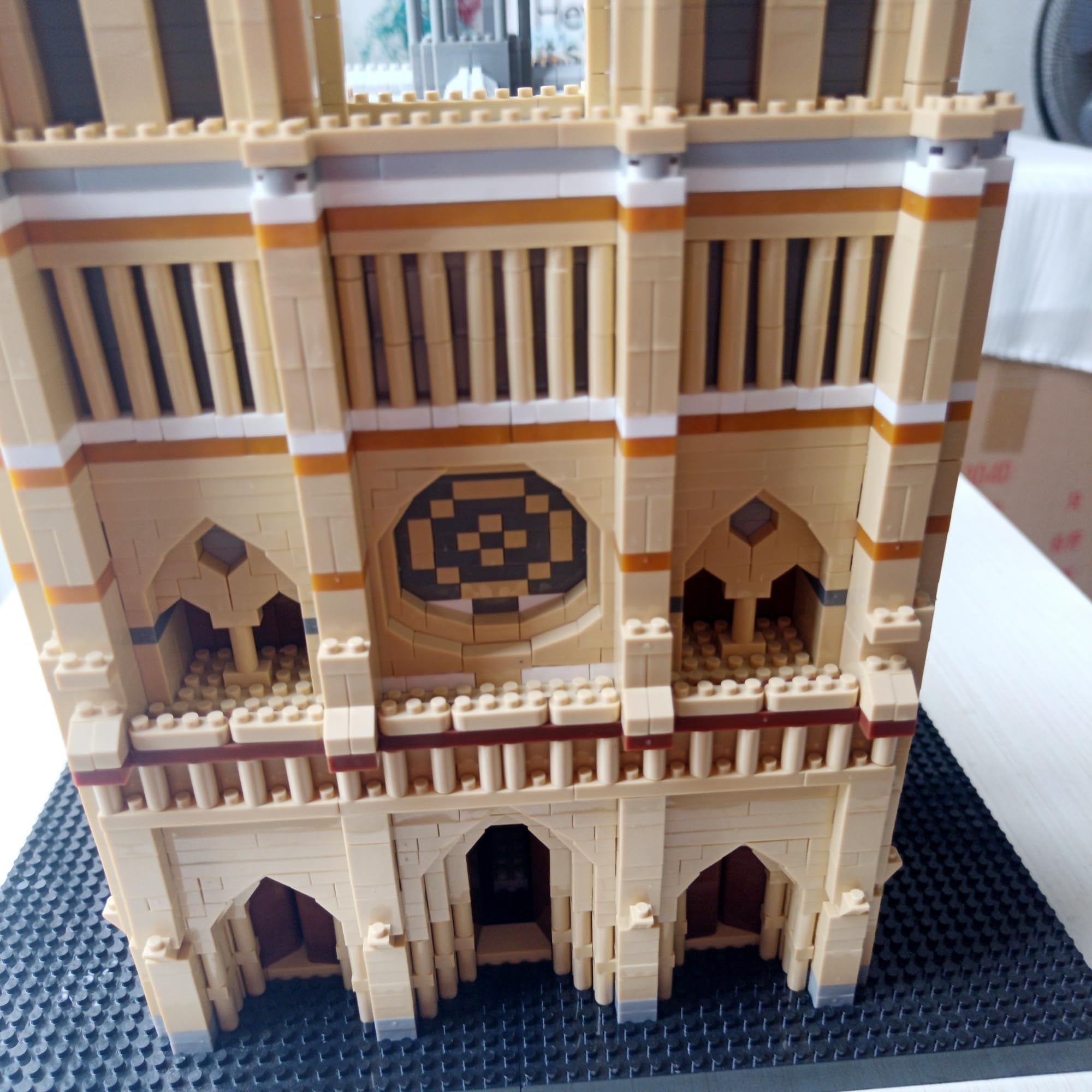 alltogetho Paris Notre Dame Kathedrale Mikro-Bausteine, 7300+ Teile, 3D-herausfordernde Architektur-Set für Erwachsene, Sammlerstück, Ausstellungsmodell, pädagogisches Souvenir, Geschenk für