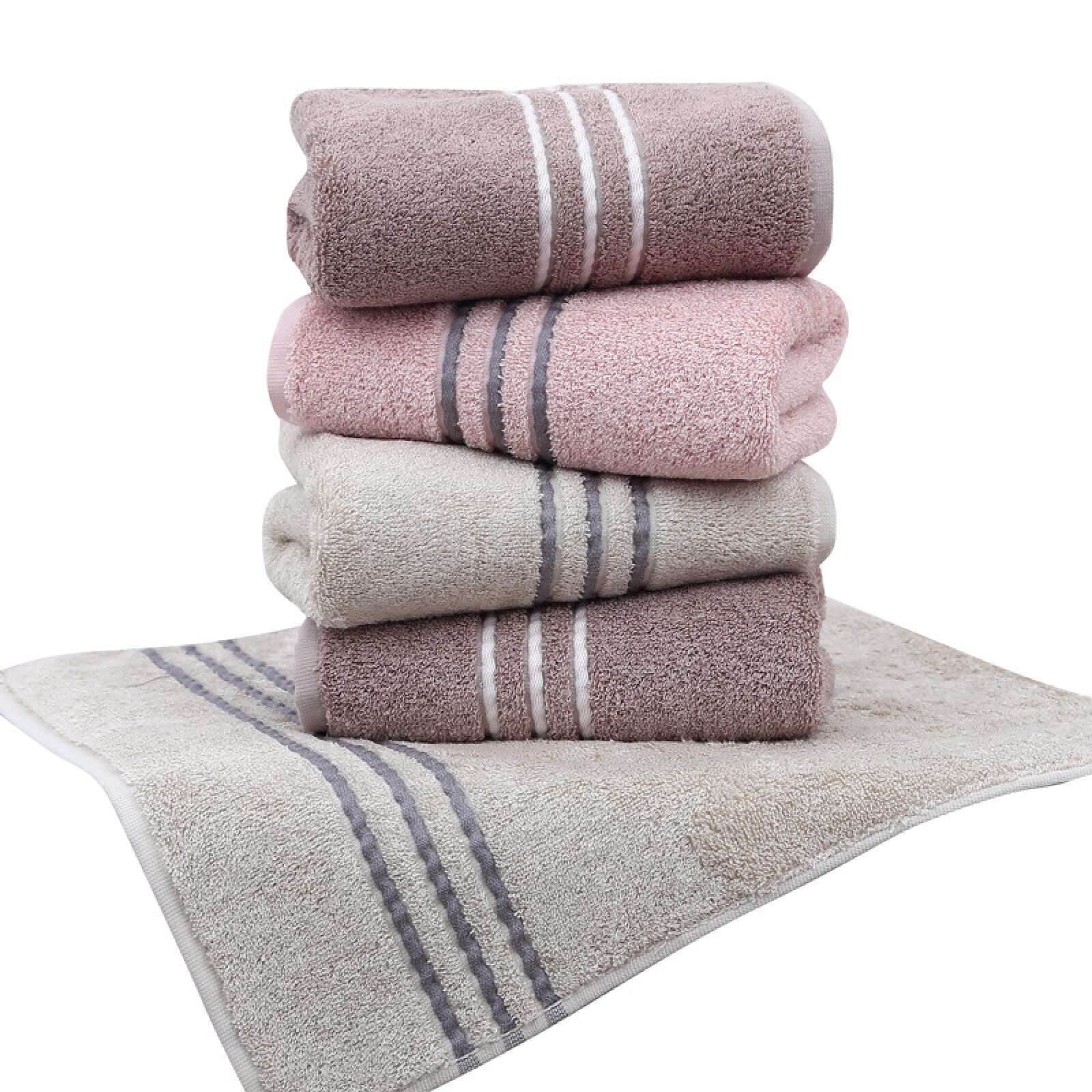 4 Confezioni di Morbidi Asciugamani, assorbenti per Il Viso 100% Cotone, Verde Chiaro, 75 x 34 cm,Set di Asciugamani Premium Cotone,Asciugamano da Bagno Cotone Ultramorbidi e Super