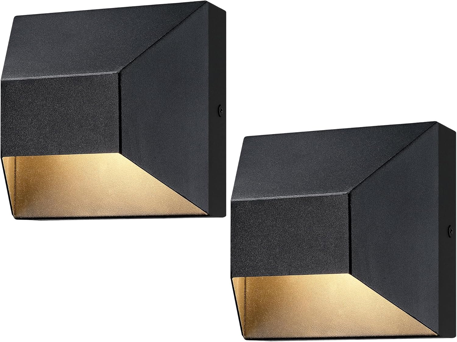 Outdoor Wall Sconce, Waterproof Outdoor Porch Light Wall Mount, Exterior Black Wall Light Fixture for Front Door, Fence, Garage, Patio