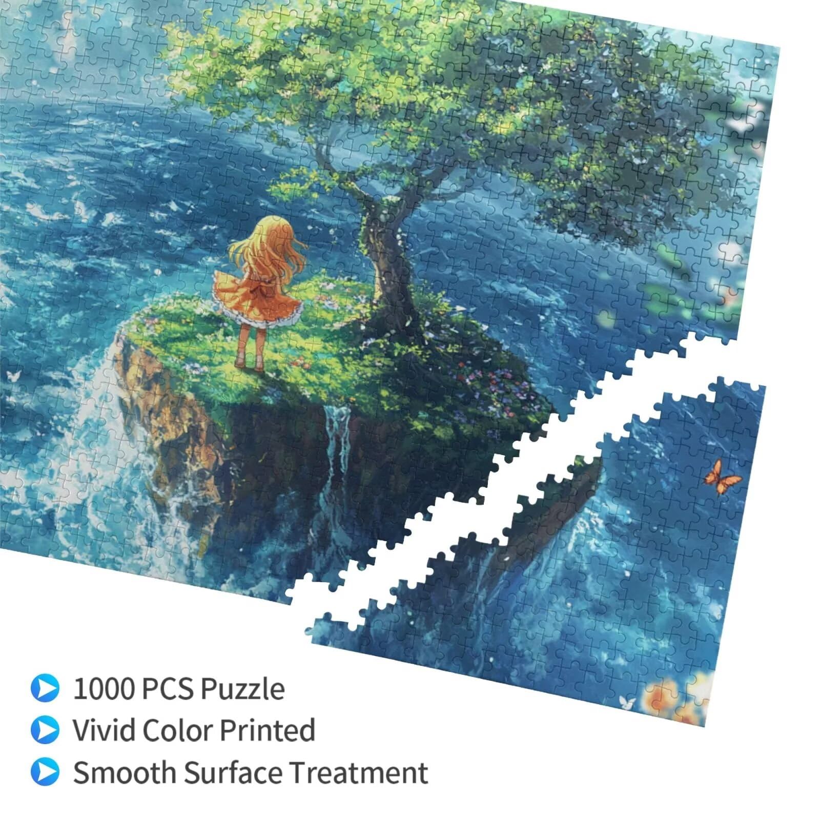 Puzzle fantastyczne 6000 elementów, krajobraz, puzzle dla dorosłych, z pudełkiem na prezent, duże drewniane puzzle dla dorosłych, gra zręcznościowa dla całej rodziny, prezenty dla kobiet, 105 x 180 cm