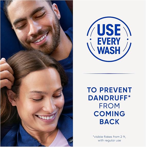 Head & Shoulders Classic Clean Anti Dandruff Shampoo, 3x400ml, Up to 100% Flake Free, Clinically Proven, For Any Hair and Scalp Type, For Daily use, Clean Feeling