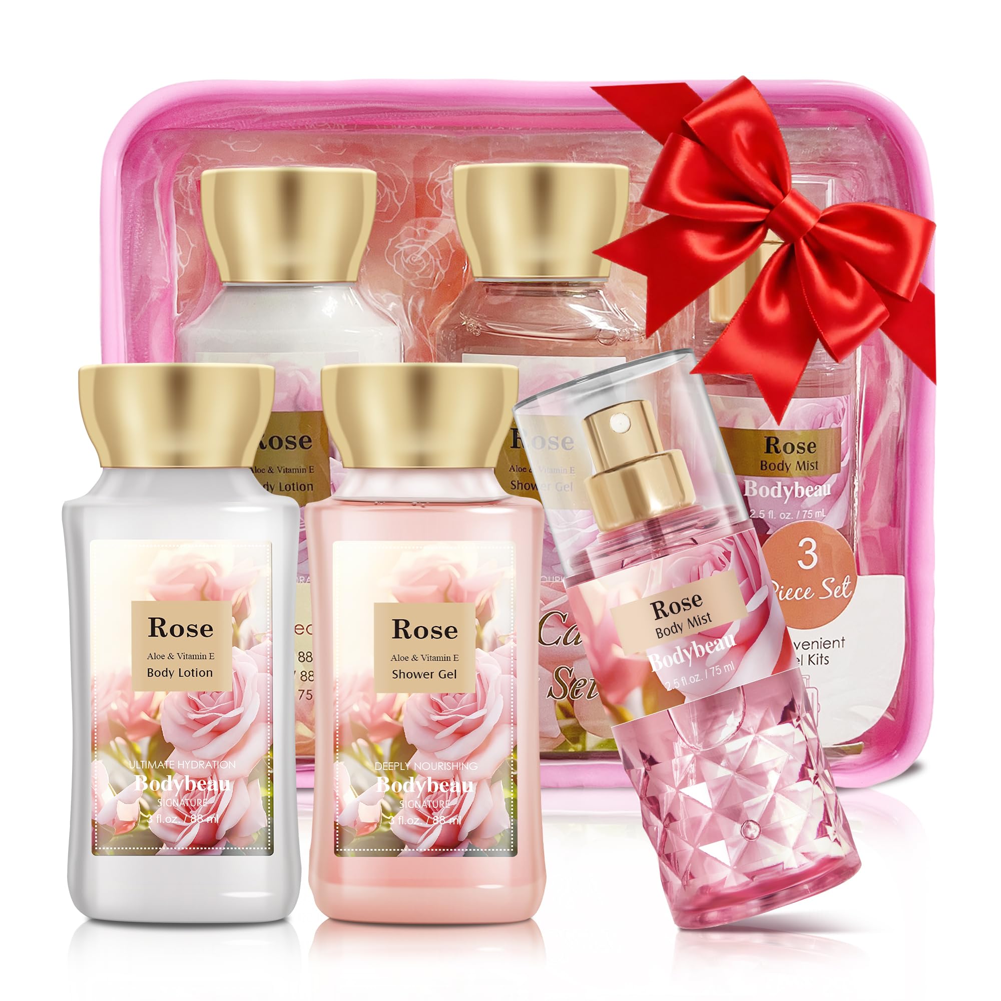Amazon.com : Mother's Day Rose Spa Gift Set - 3PCS Luxury Bath and
