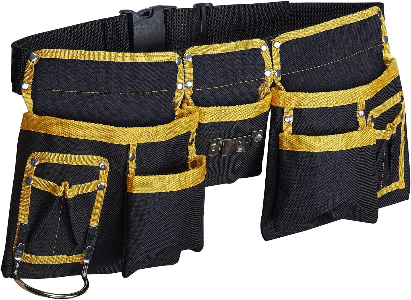Tool Belt, Apron Work Tool Pouch, Heavy Duty Professional Multi Pocket Tool Organizer, Hammer Holder, Work Pouch for DIY Electricians Carpenters, Gifts for Men, Women, Dad