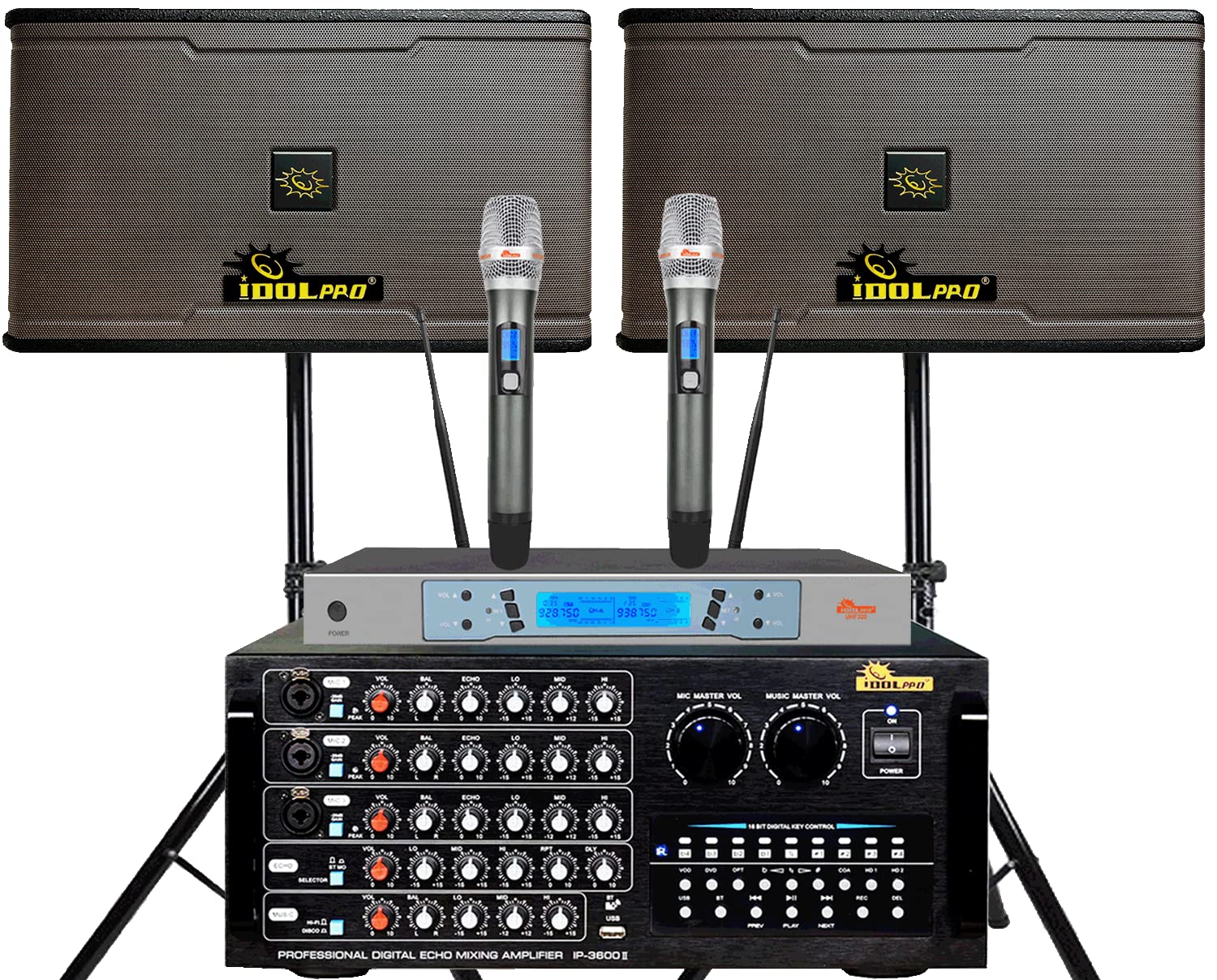 Buy IDOLpro 1300W Professional Bluetooth Mixing Amplifier & Dual