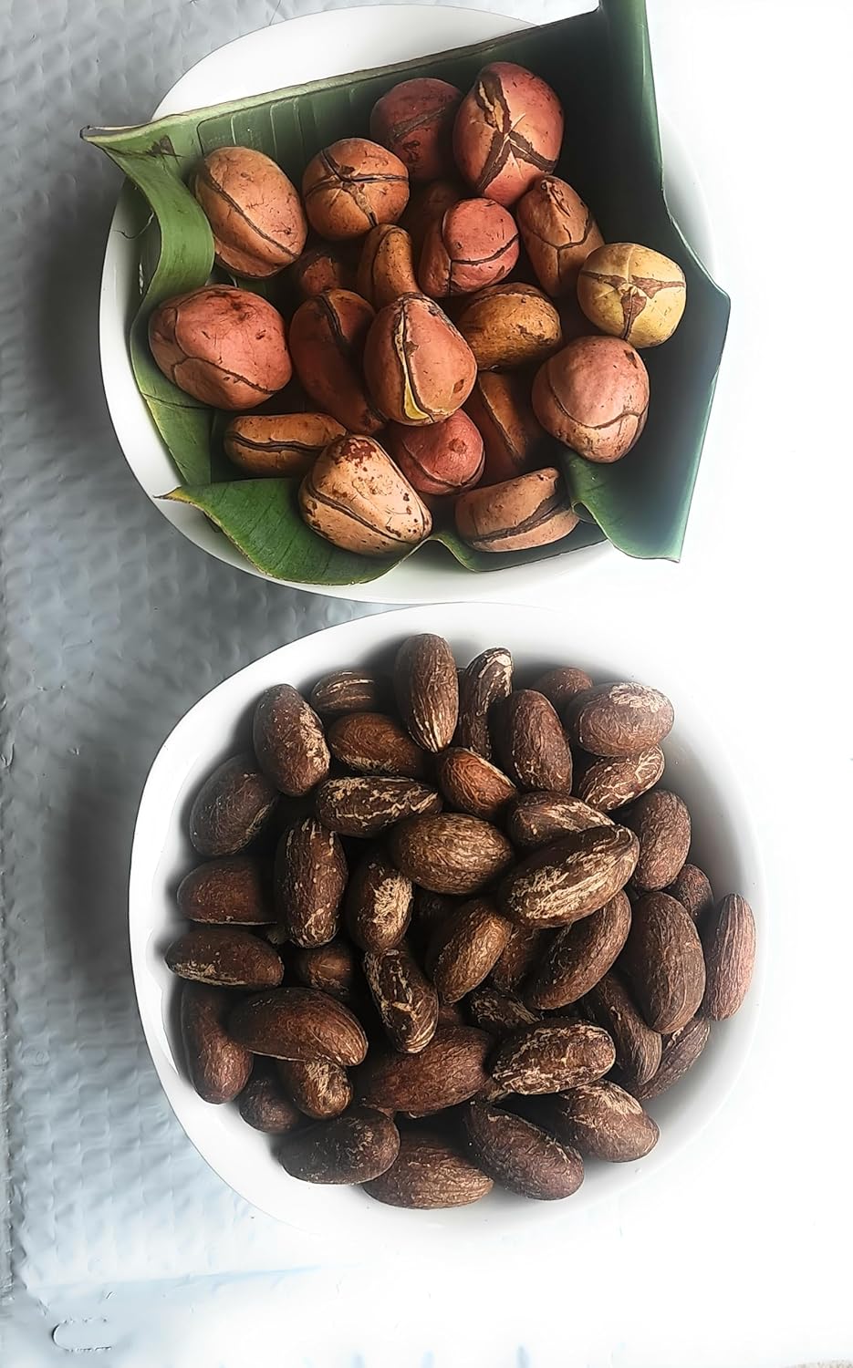 African Cola Nut (Obi Abata) and Bitter Cola (Orogbo) Set, 8 oz Each, Traditional African Nuts