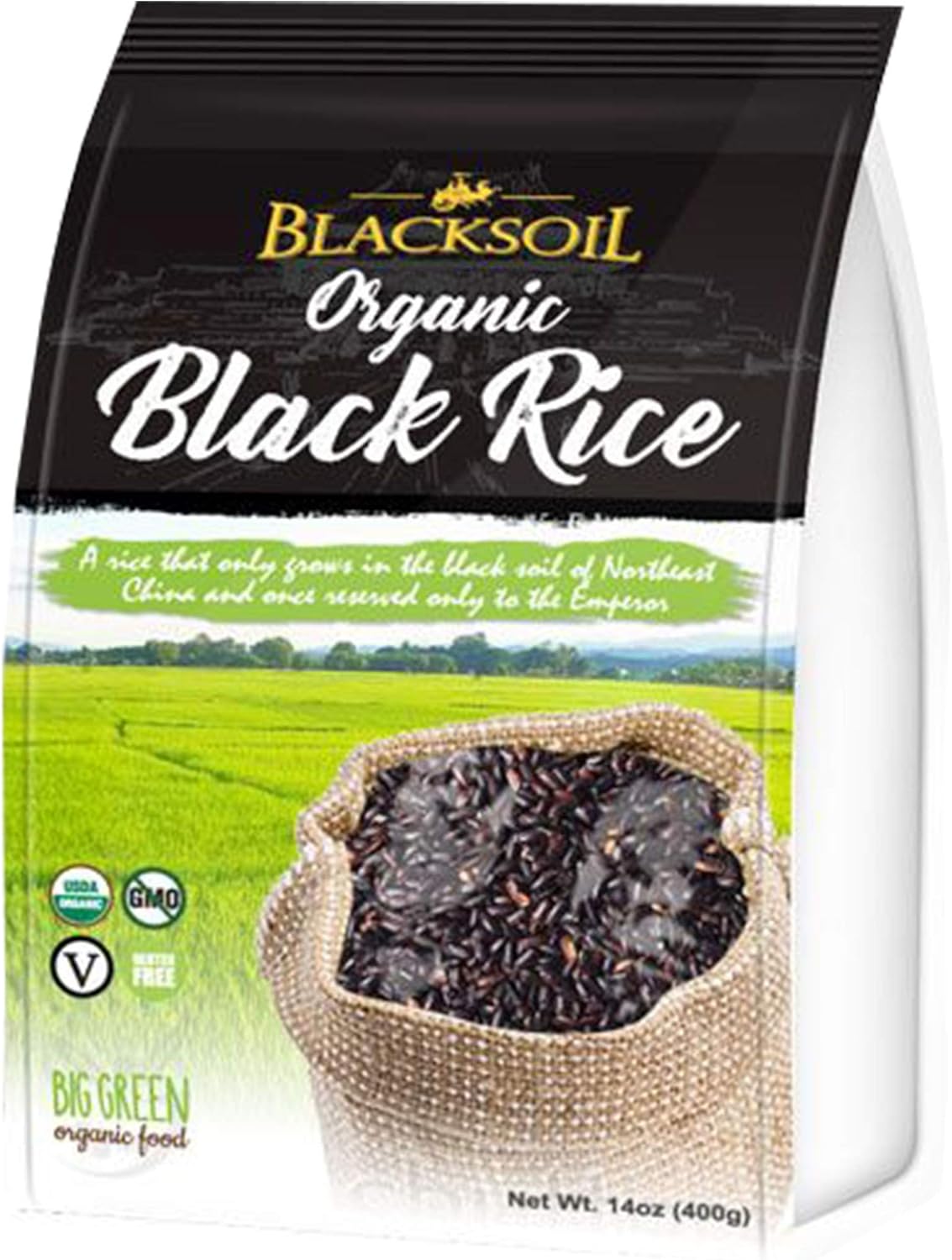 Big Green BlackSoil Organic Black Rice NonGMO/Kosher/GlutenFree Amazon.ca Grocery & Gourmet