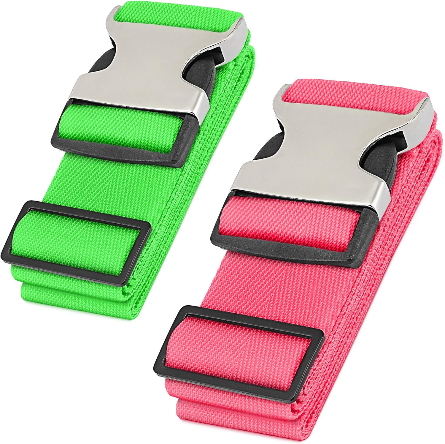 Hero Luggage Straps for Suitcases and Carry-On (2-Pack) Heavy-Duty Secure Belts with 700+ lbs. Max Force Tension