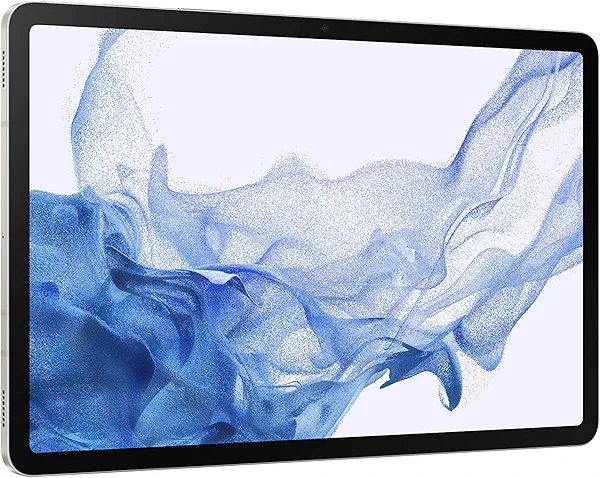 SAMSUNG Galaxy Tab S8+ Android Tablet, 12.4'' Large AMOLED Screen, 128GB Storage, Wi-Fi 6E, Ultra Wide Camera, S Pen Included, Long Lasting Battery, Silver (Renewed)