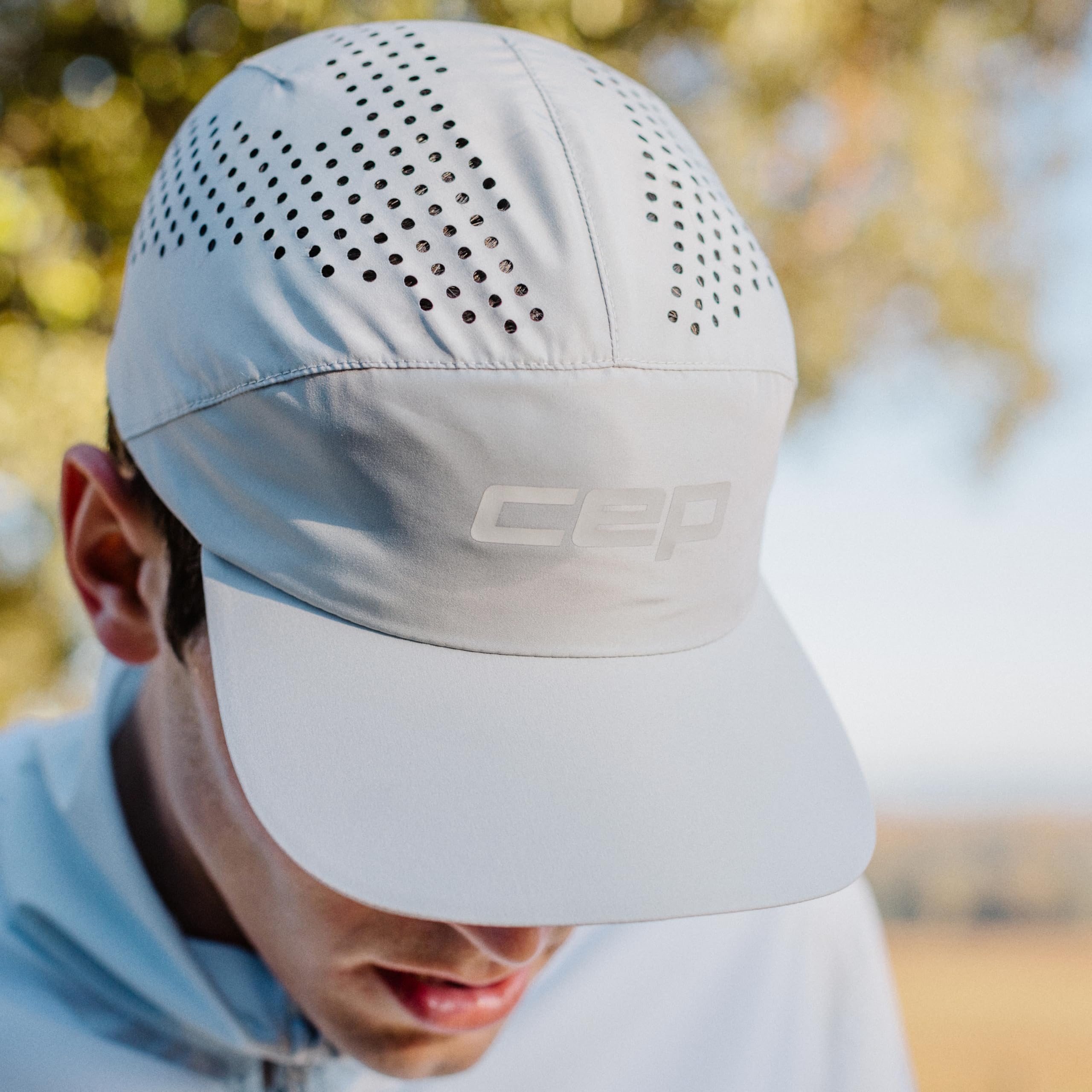 CEP Pro Run Ultralight Running Cap – Leichte Lauf Cap & Laufkappe für Herren & Damen – Atmungsaktive Sportkappe zum Laufen mit flexiblem Schirm, verstellbarem Sitz & schnelltrocknend