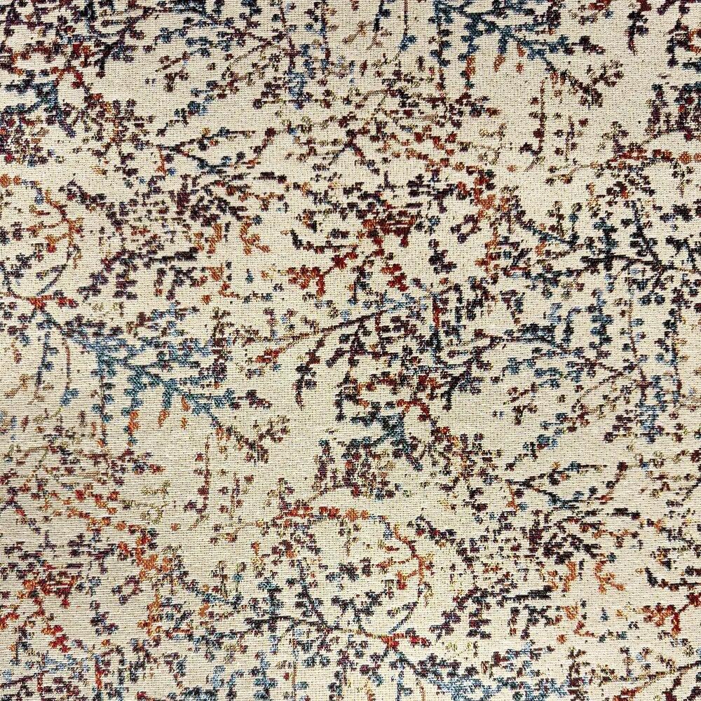 Crs Fur Fabrics Multicolour Cotton Woven Tapestry Upholstery Fabric Material Winter 1Mtr