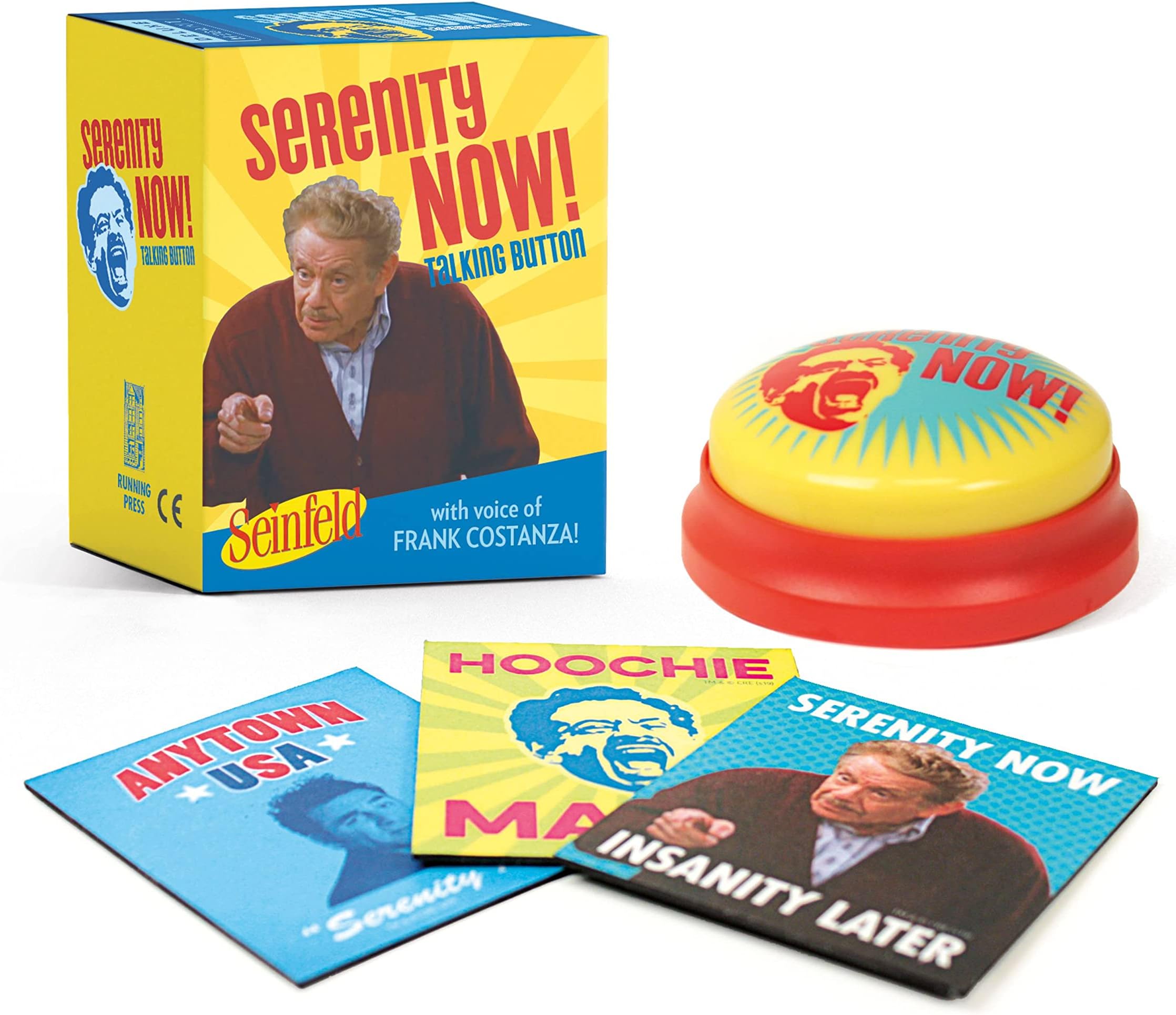 Seinfeld: Serenity Now! Talking Button: Featuring the voice of Frank Costanza!