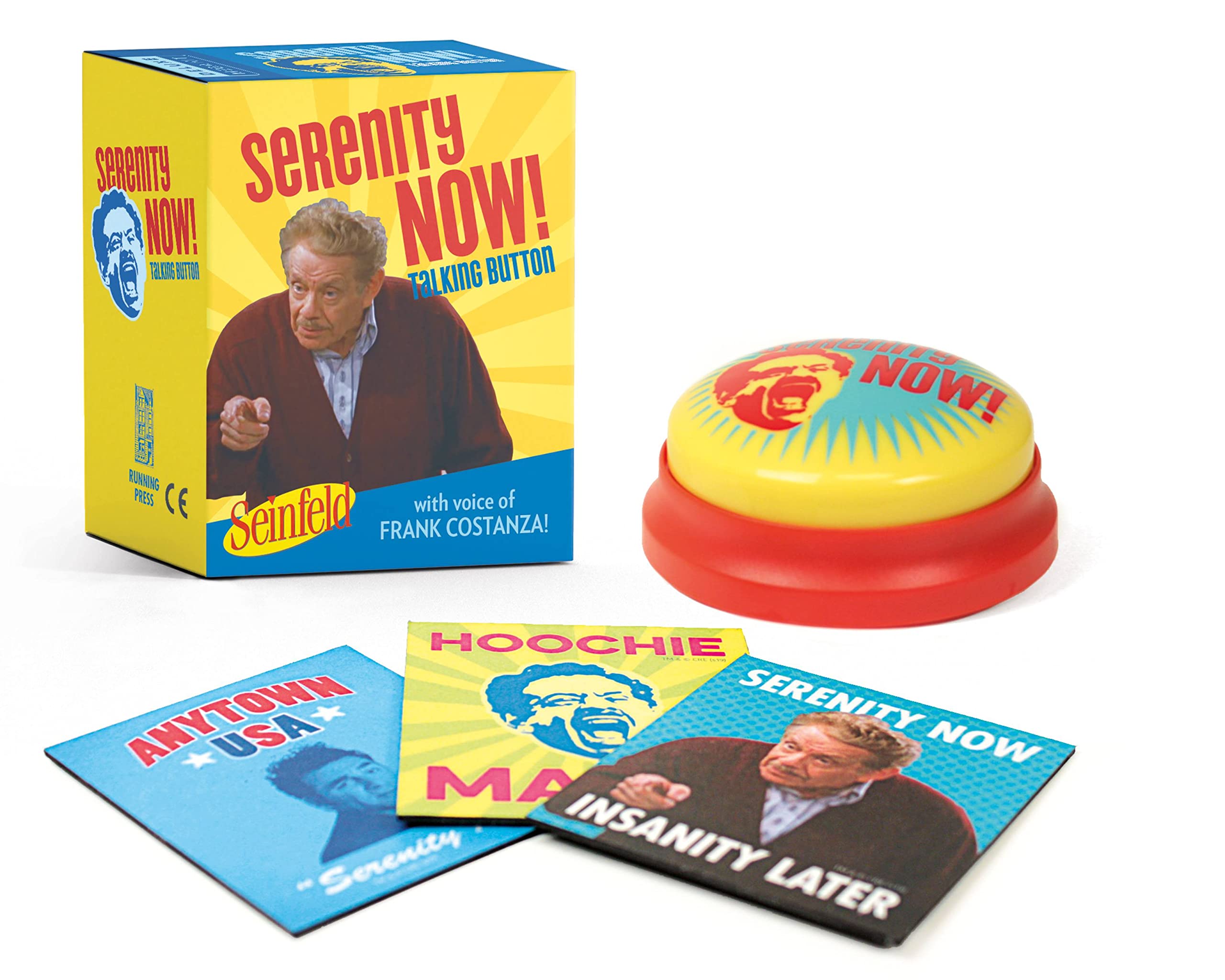 Seinfeld: Serenity Now! Talking Button: Featuring the voice of Frank Costanza! (RP Minis)