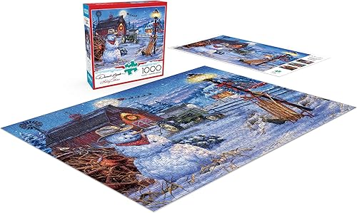 Miniatura 3 de Buffalo Games - Colección Holiday - Darrell Bush - Navidad del país - Rompecabezas de 1000 piezas