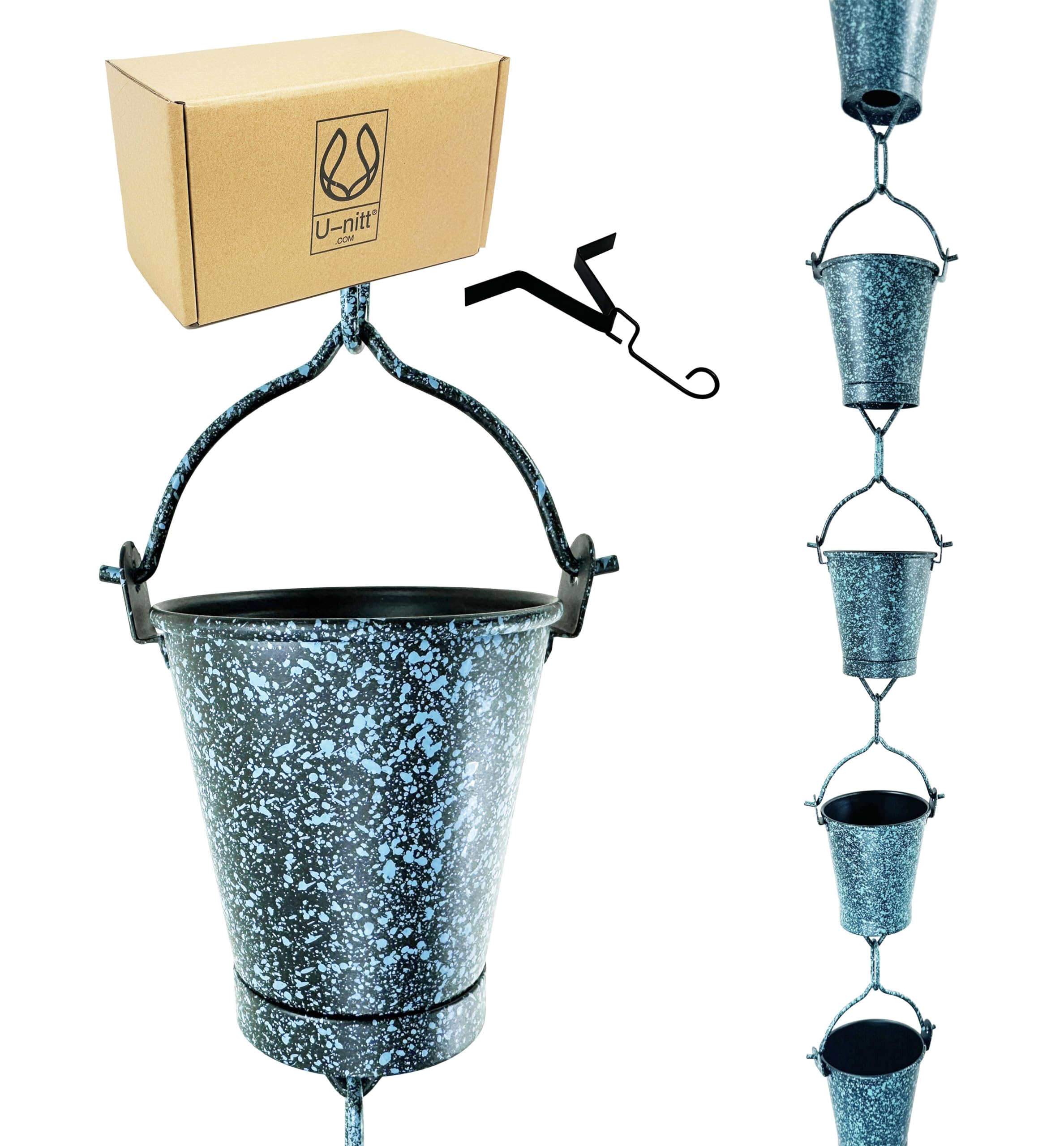 Amazon.com : U-nitt Rain Chain Water Collection for Gutters