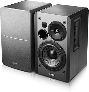 Edifier R1280DB Powered Bluetooth Bookshelf Speakers - Optical Input - Wireless Studio Monitors - 4 Inch Near Field Speaker - 42w RMS - Black