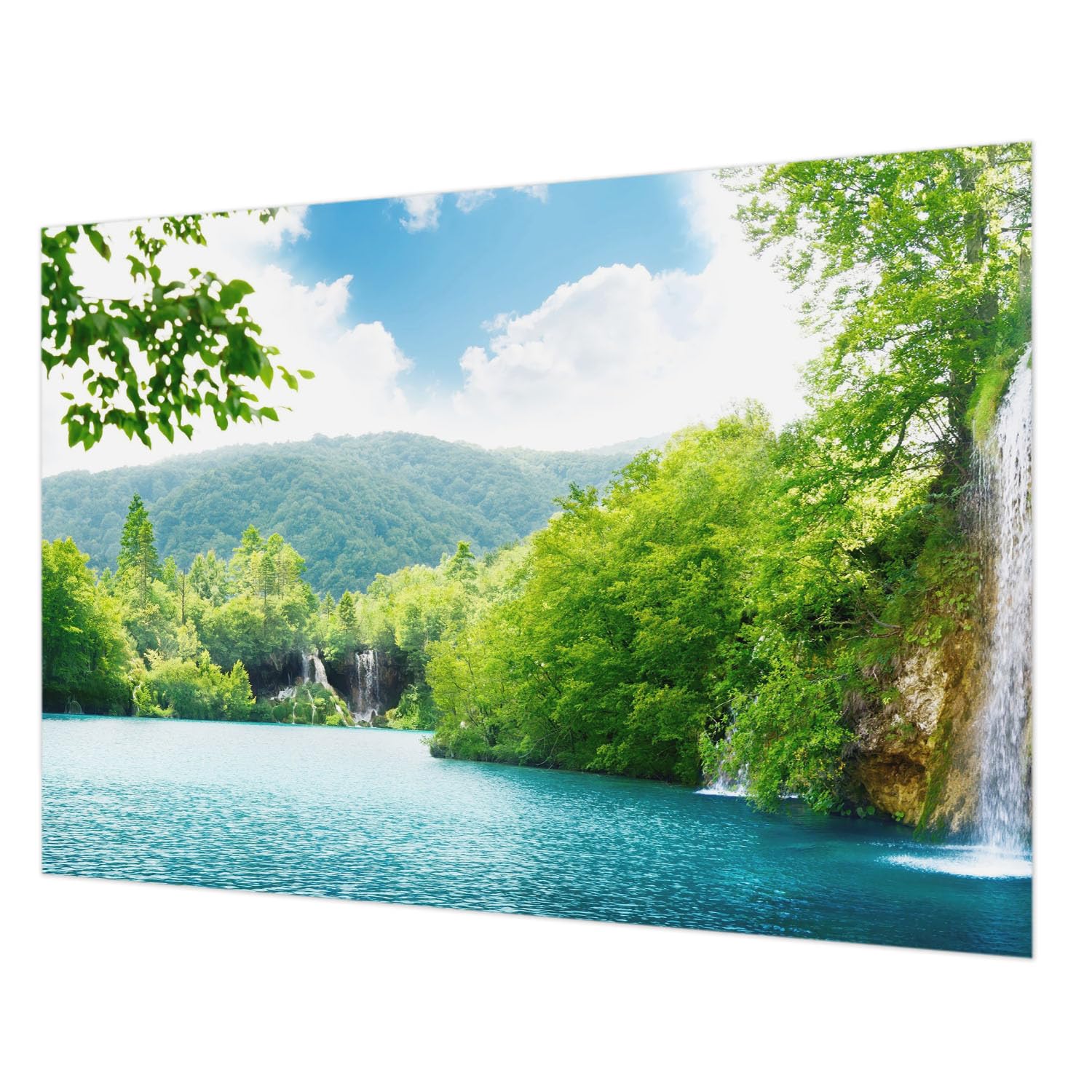 Papier peint intissé cascade 208x146 cm Tulup pour décoration murale de salon