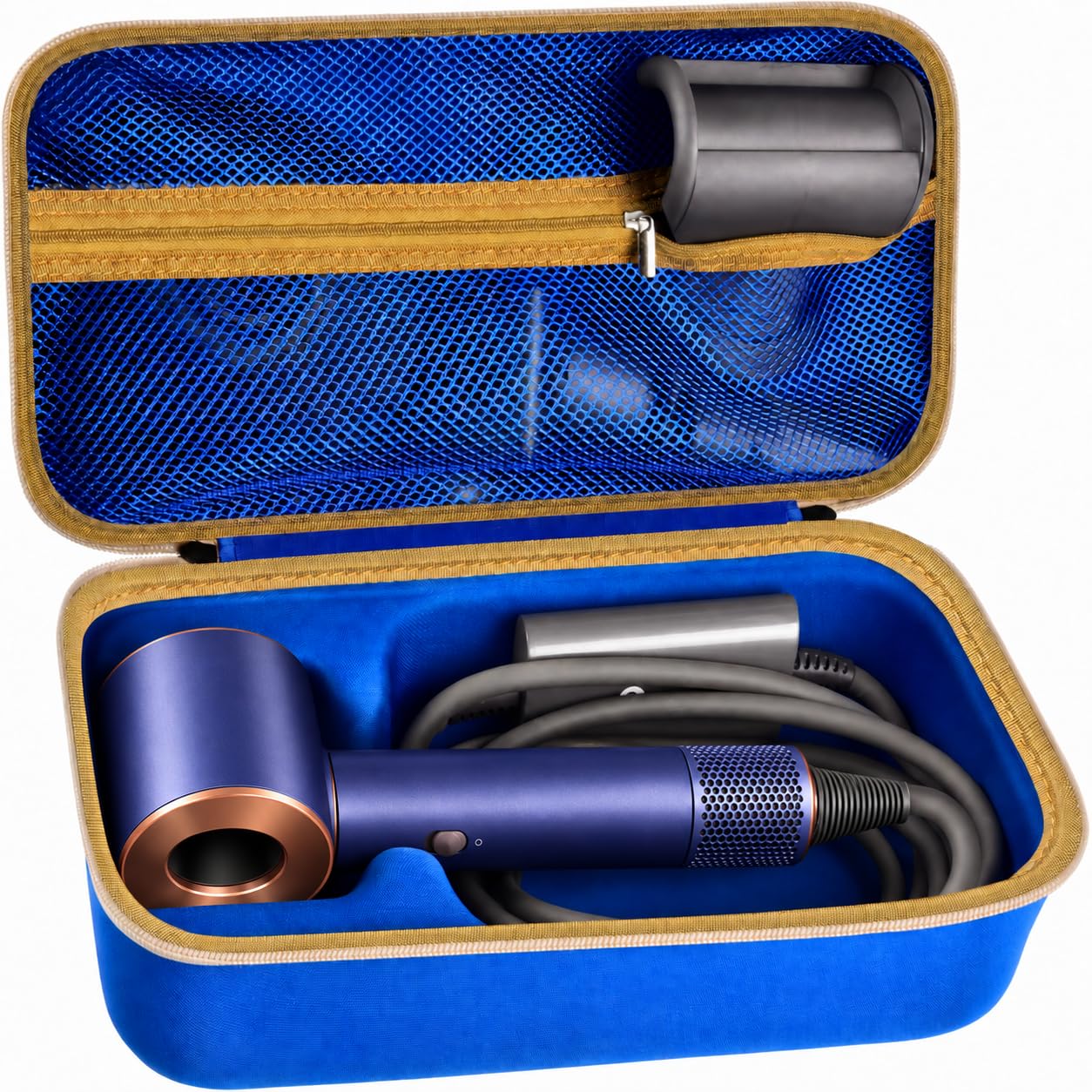 ANKHOH Haartrockneretui für Dyson Supersonic Haartrockner/Premium Haartrockner Limited Geschenkset Edition, Caring Hard Travel Storage Box, Nur Tasche