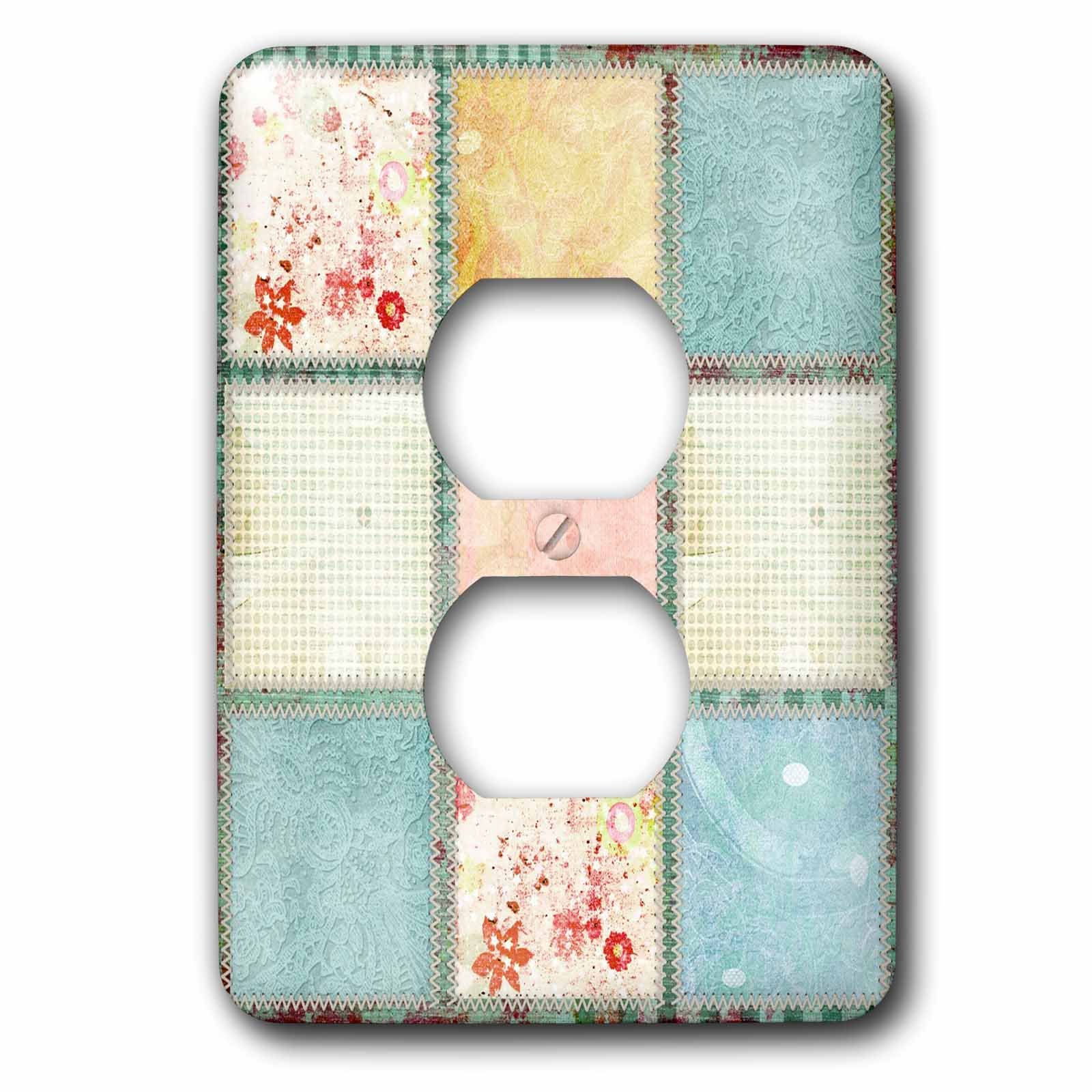 Cache-prise 3dRose LSP_79096_6 pour masquer les plaques blanches unies