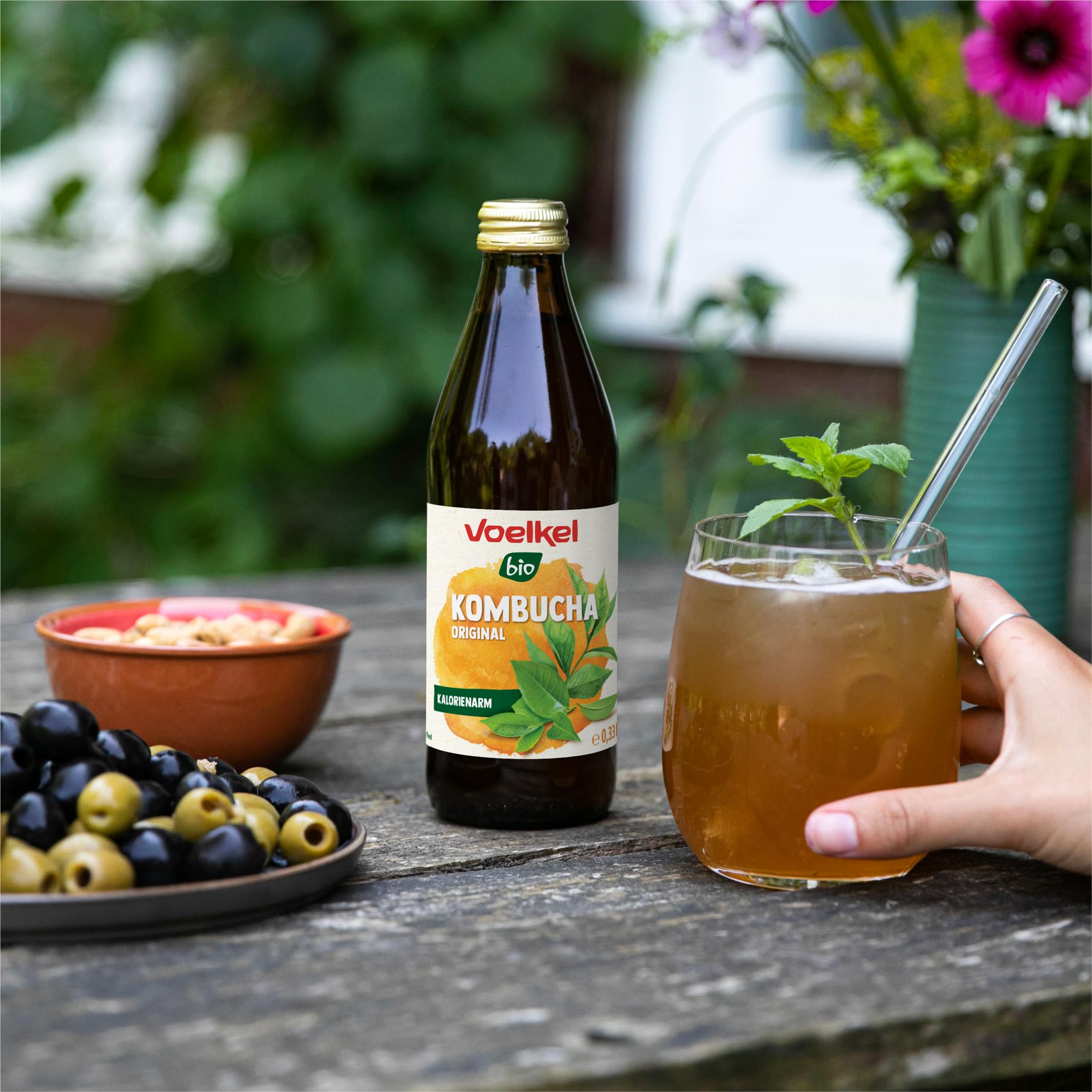 Voelkel Kombucha Original 330ml 12er-Pack | Regionale Bioqualität, Aus Deutschland