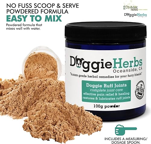 Miniatura 3 de Cuidado completo de las articulaciones para perros con glucosamina, MSM y condroitina  Suplemento para perros de grado humano, 3.53oz por Doggie