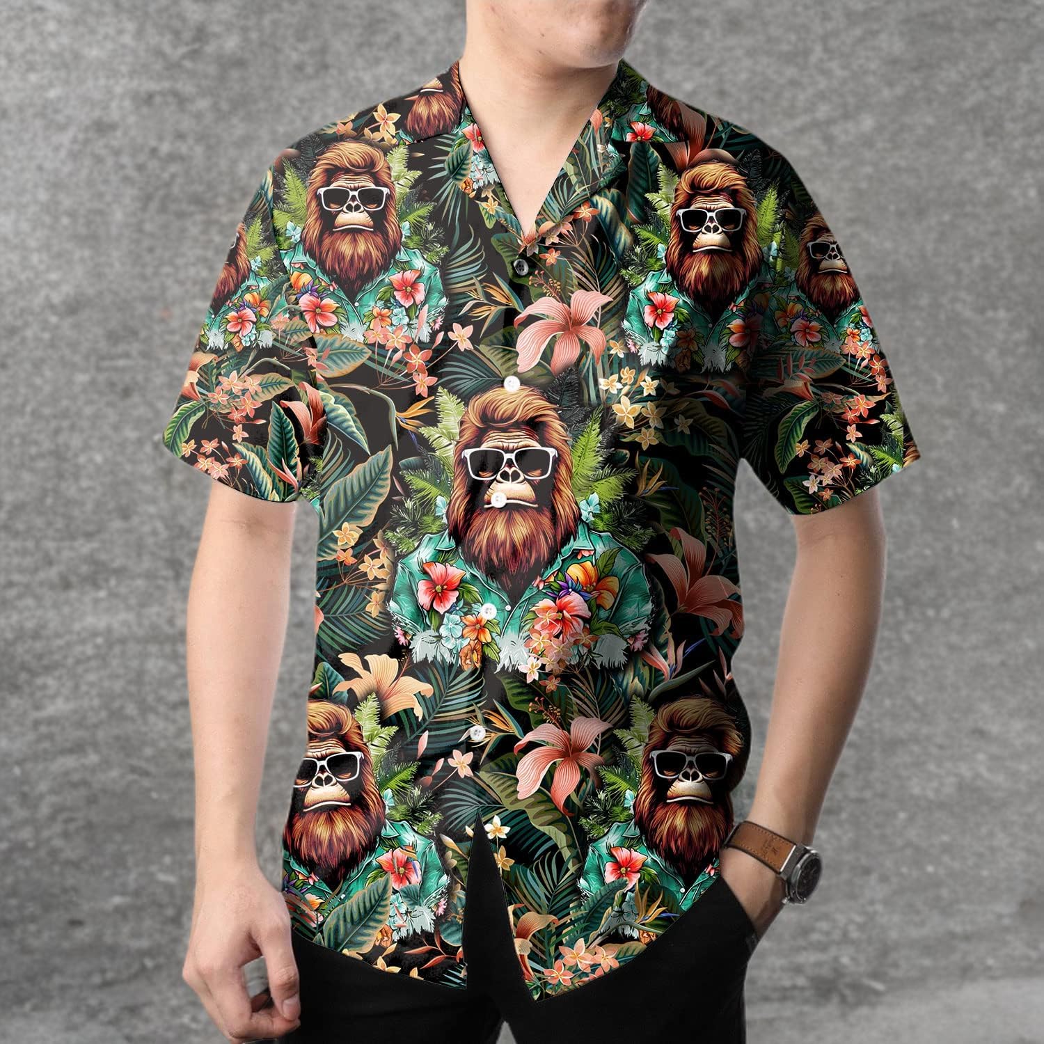 Hawaiian Shirt for Men Aloha Vintage Mens Hawaiian Shirts Short Sleeve Button Down Shirt Men