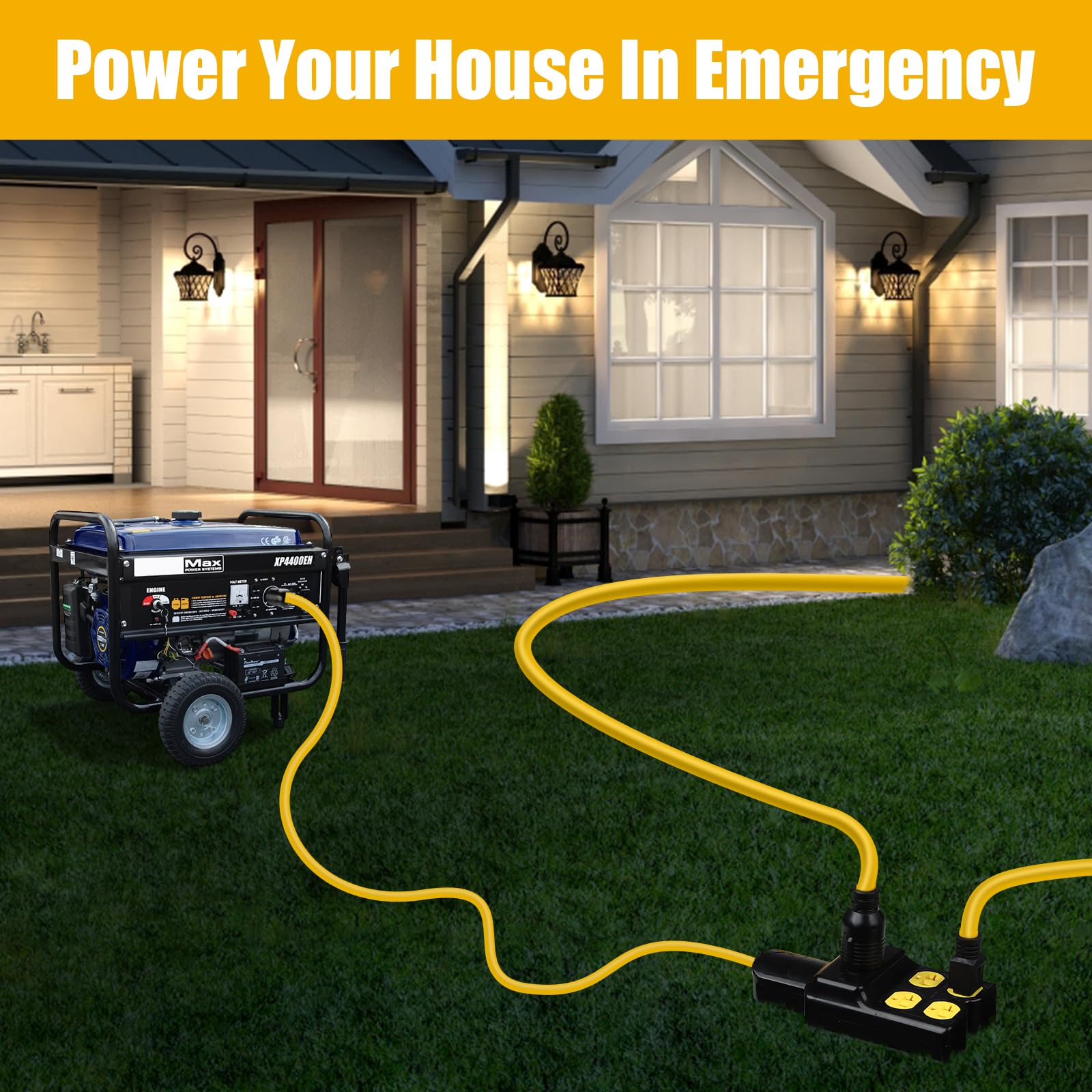 Amazon.com: NEMA L14-30P to 4X 5-20R/5-15R&L14-30R Generator
