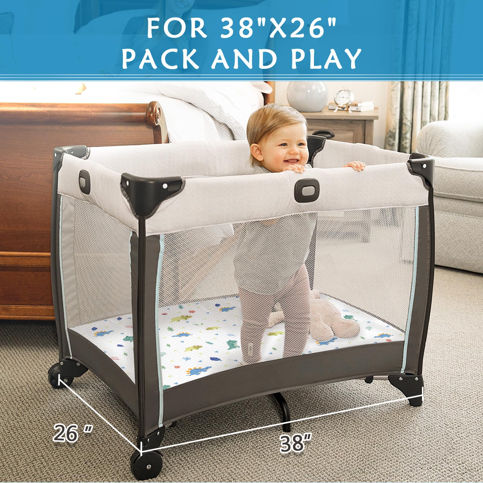 Baby Crib Mattress Pack And Play Folding Mattress Mattress For