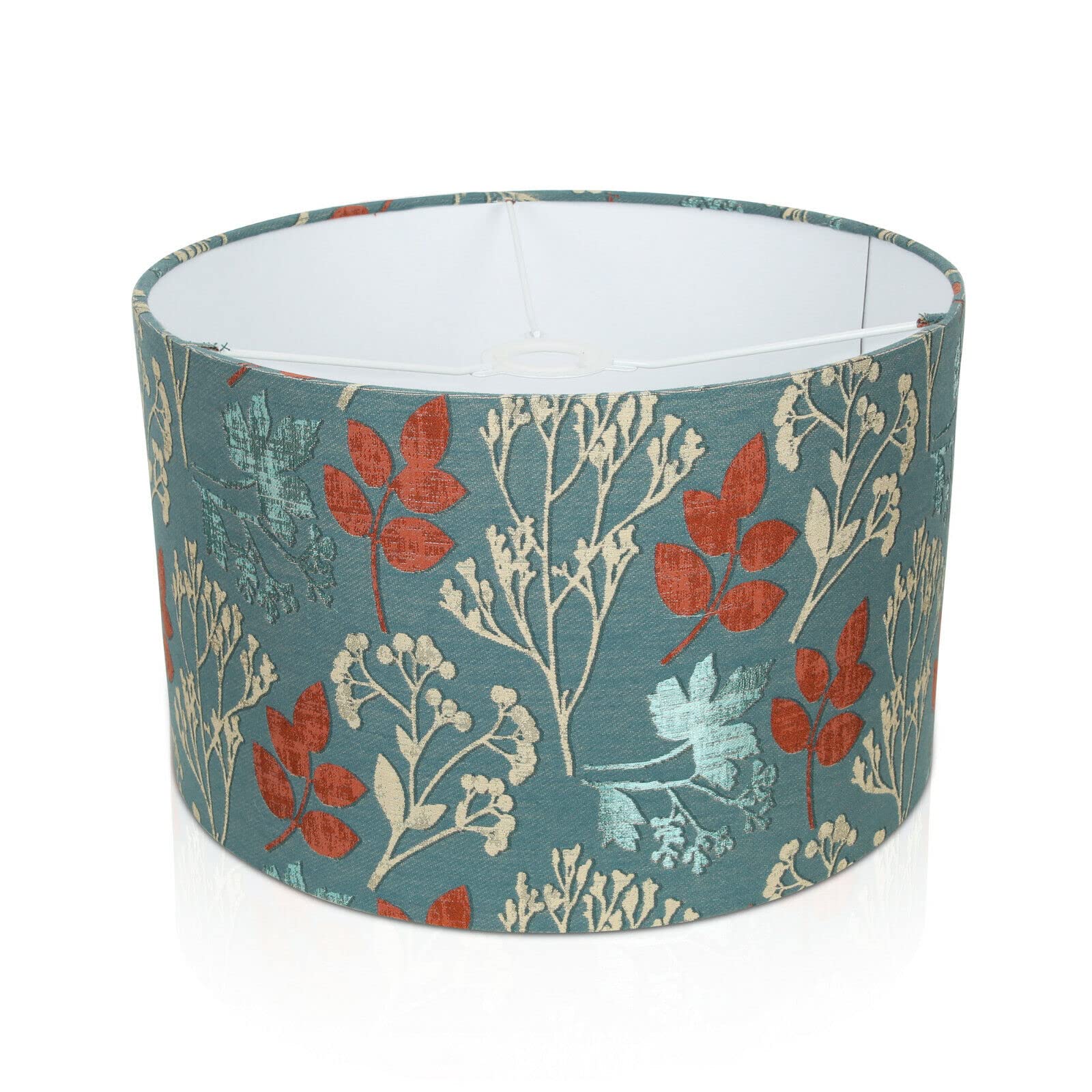 Kushade Teal Prestigious Textiles Elliot And Terracotta Lampshade Table Only (Diameter 40Cm (16") Table)