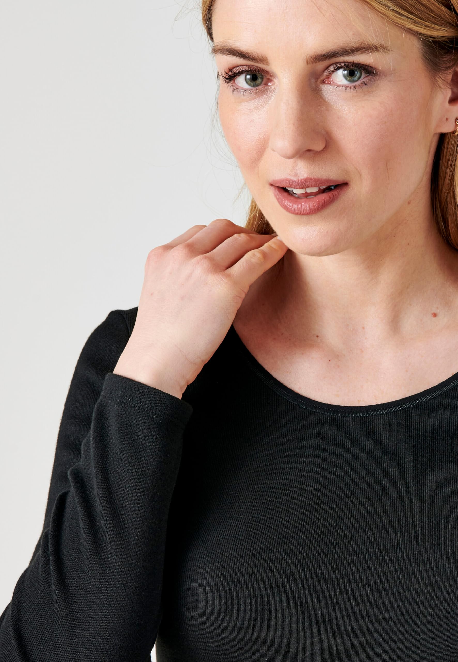 Damart T-shirt à manches longues pour femme - Col rond - Thermolactyle - Confort et chaleur - Manches longues