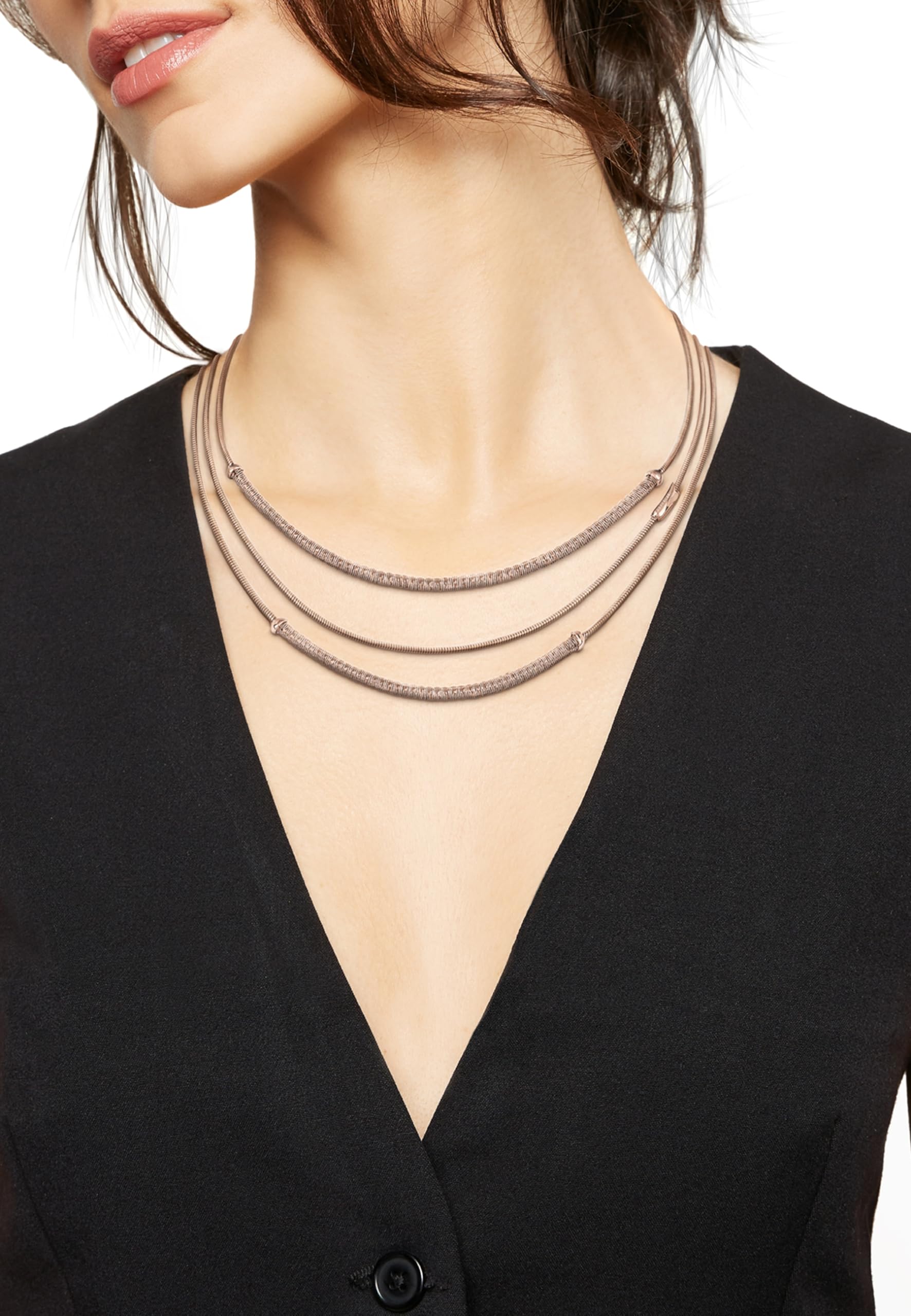 Breil, Collana Donna in Acciaio Colorato | Collezione WRAP, Collana, Dimensione 48 cm, Gioiello idee regalo donna