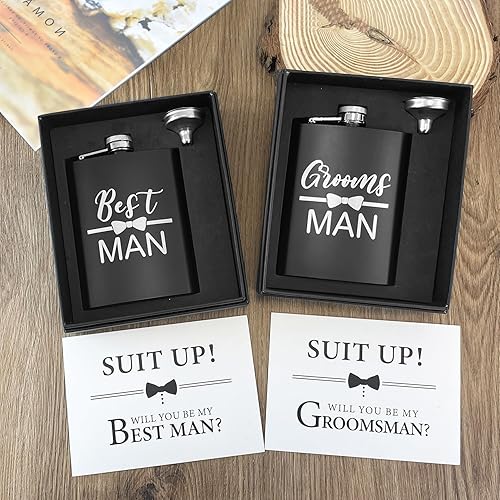 Miniatura 9 de ELEGANTPARK Regalos personalizados para hombres, padrinos de boda, regalos iniciales con monograma para hermano, novio, boda, cumpleaños, Navidad,