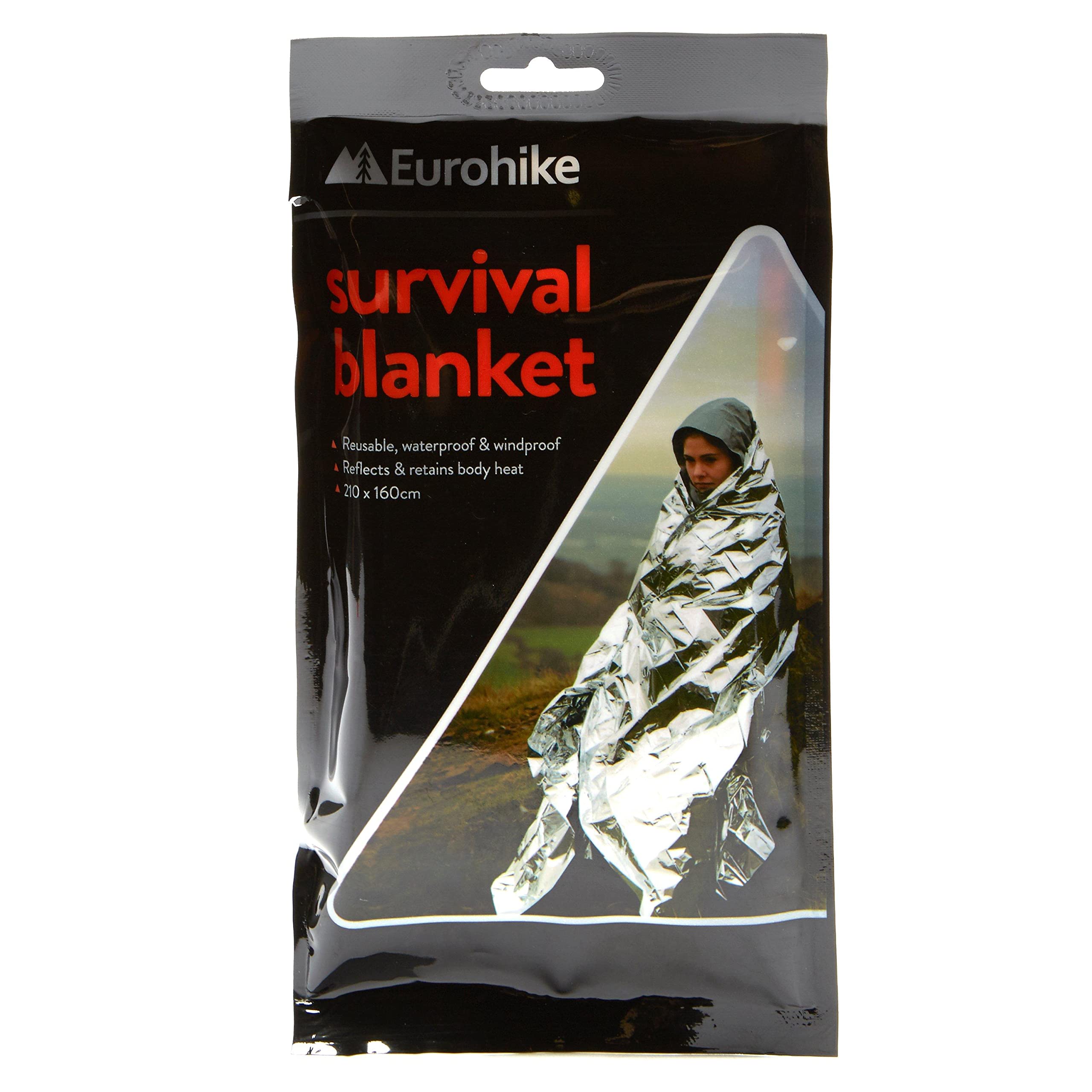 Eurohike Survival Blanket, Silver, One Size